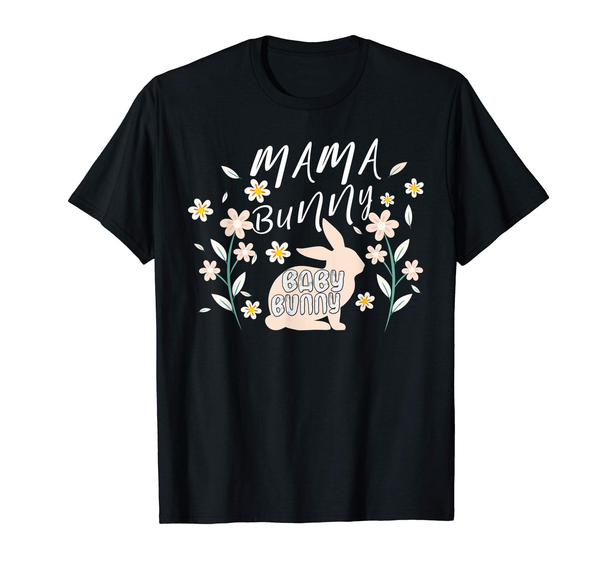 Mama bunny baby bunny Tshirt Rabbit Easter Shirt for kids