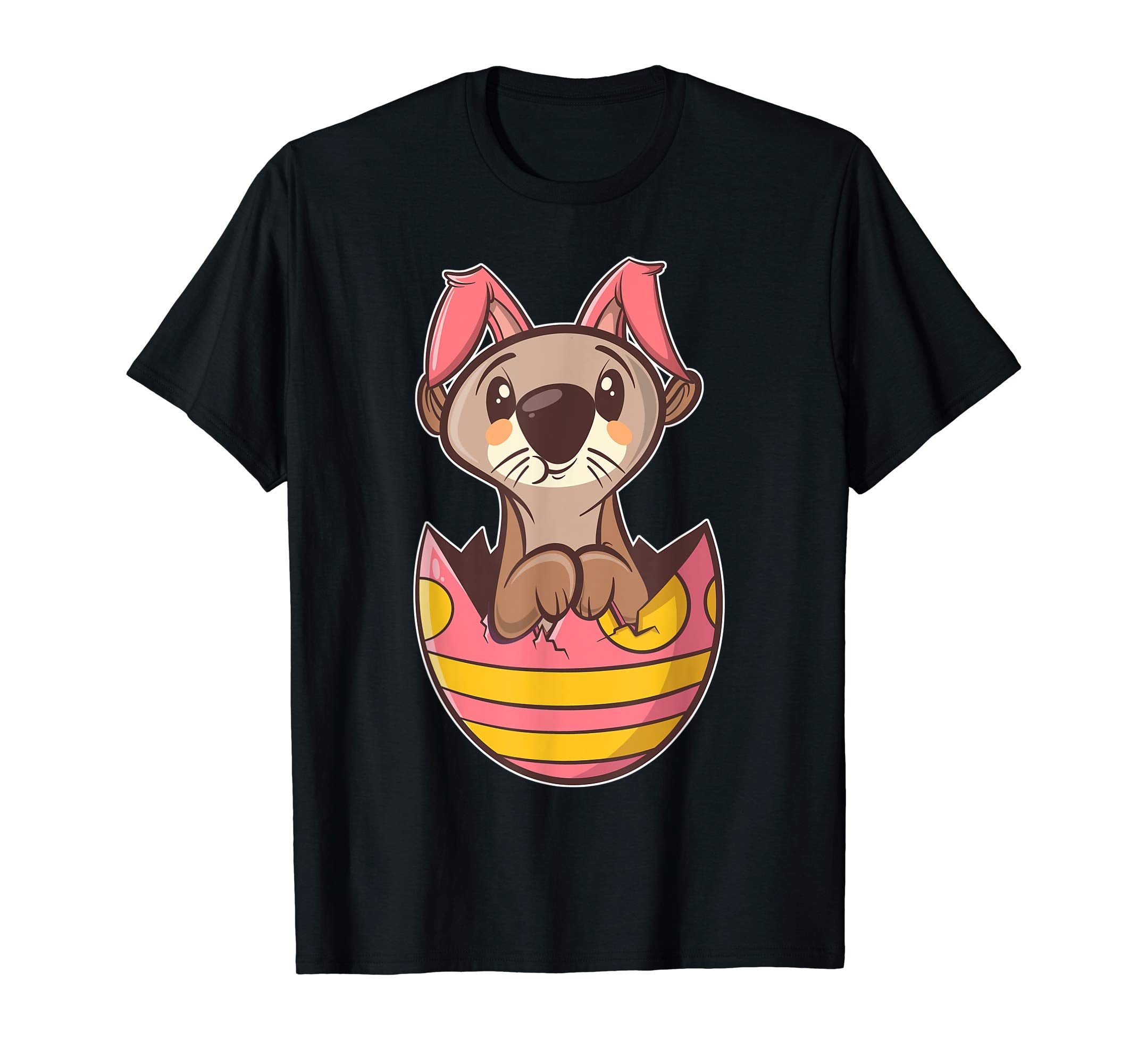 Otter Bunny Easter T Shirt for Boys, Girls, &amp; Adults