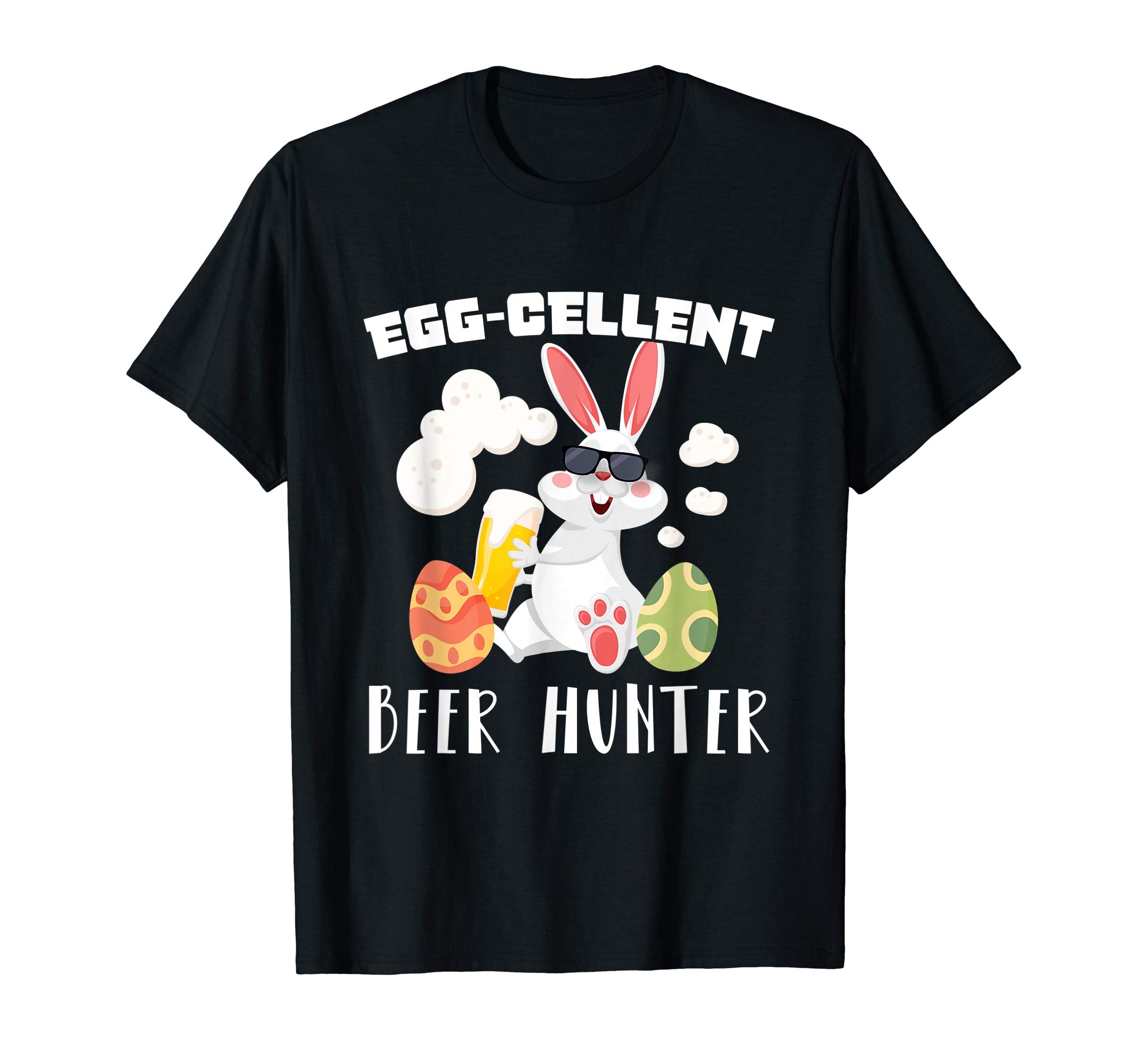 Egg-Cellent Beer Hunter Shirt Easter Bunny T-Shirt Gifts