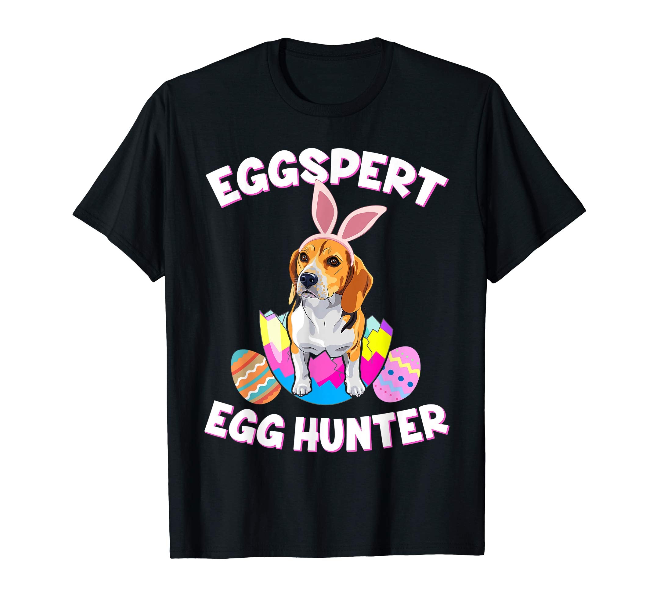 Eggspert Egg Hunter Easter Funny Beagle T Shirt