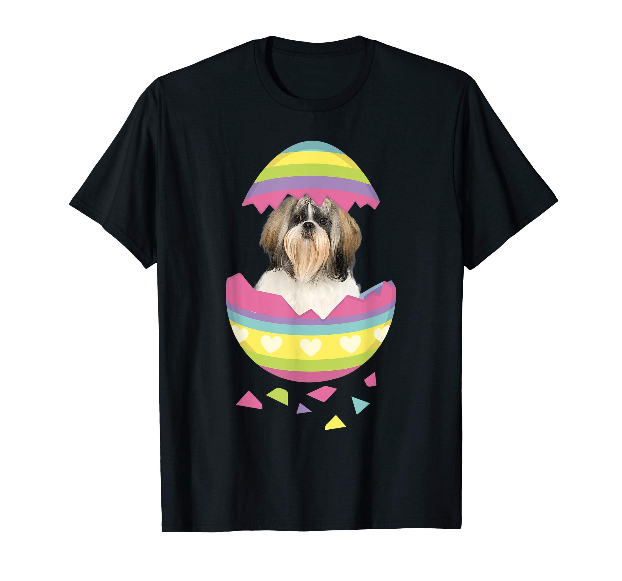 Shih Tzu Easter Egg T-Shirt Dog Lover