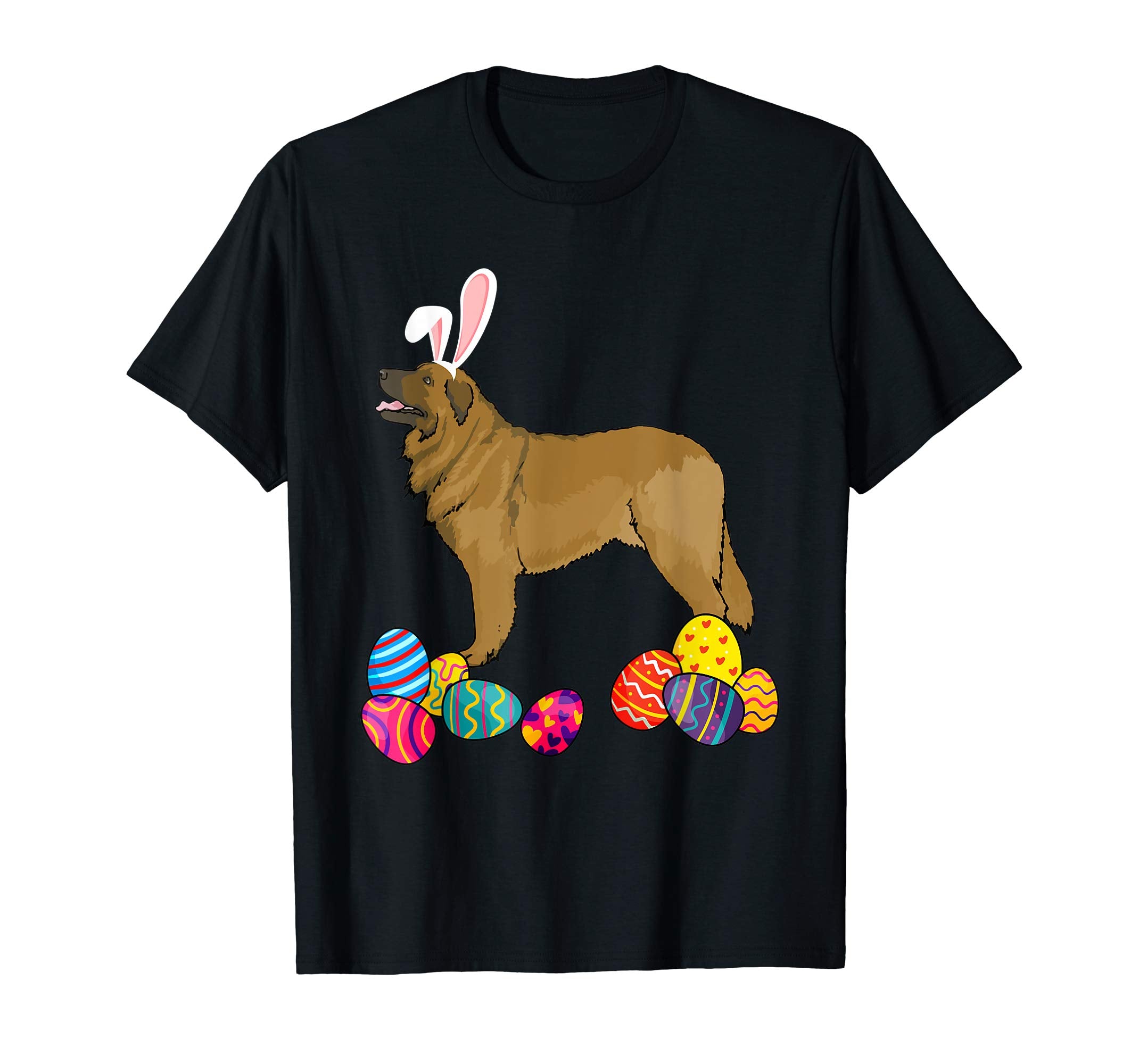 Leonberger Bunny Ear With Egg Easter Easter Day Shirt