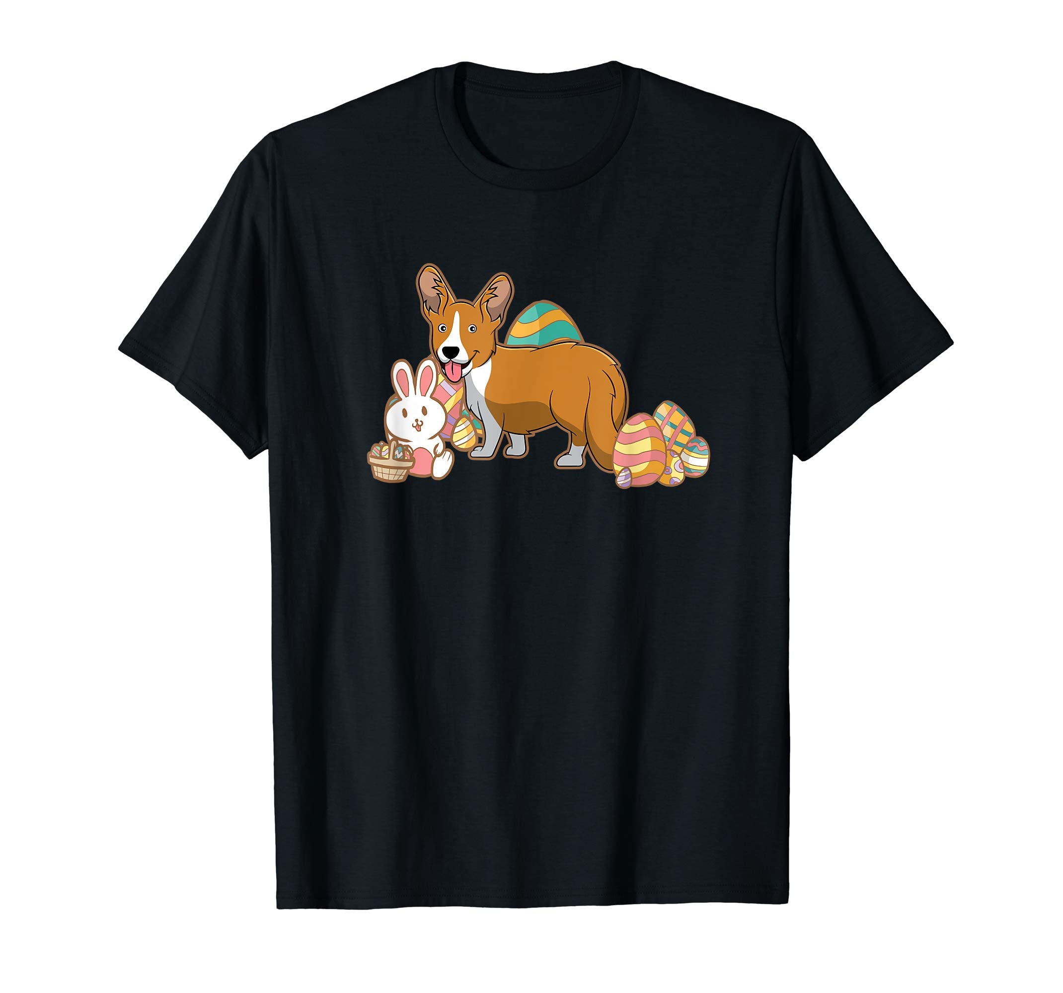 Easter Cardigan Welsh Corgi Dog T-Shirt Gift