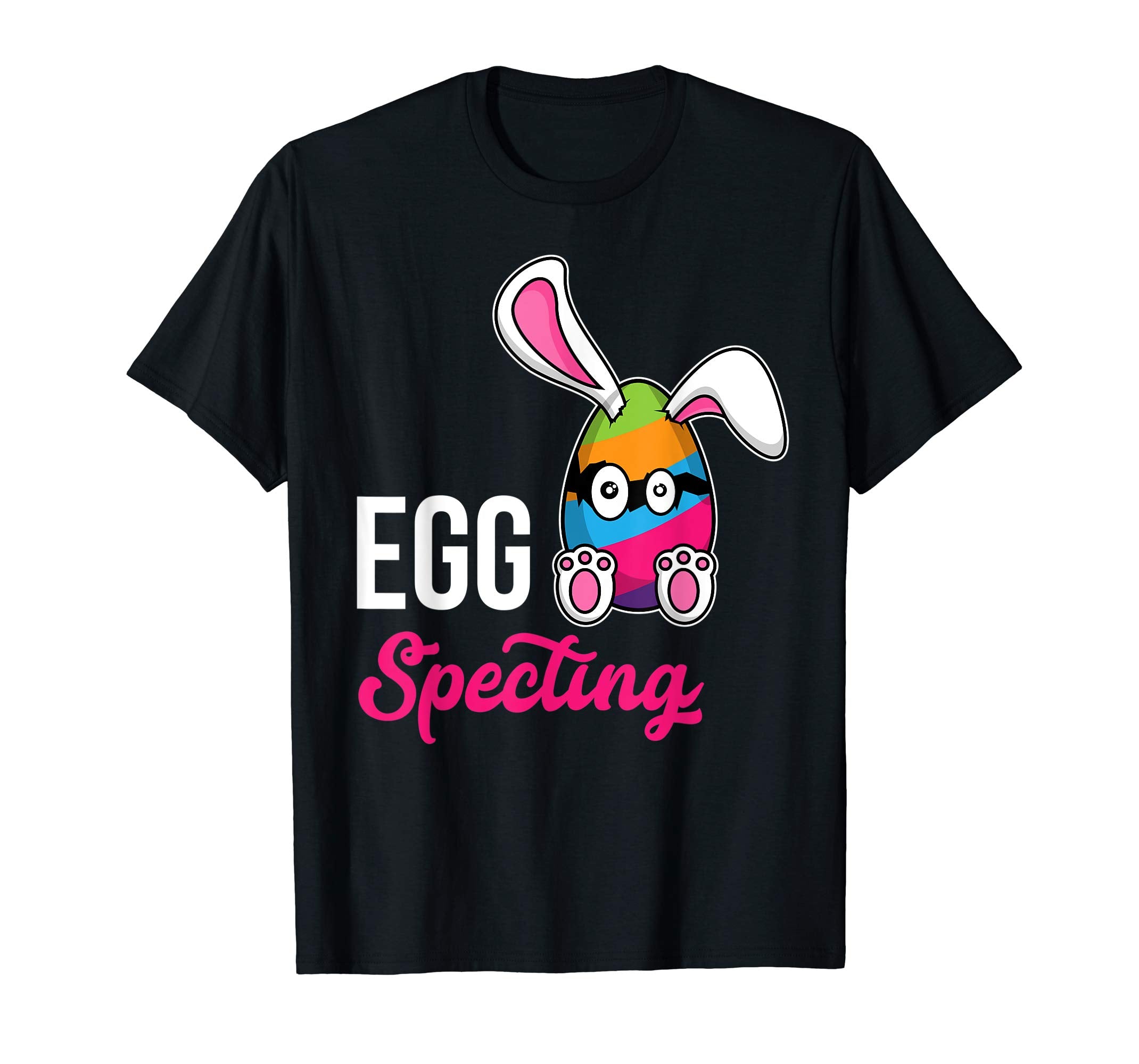 Cute Easter Bunny Gift Shirt Eggspecting Expecting Tee
