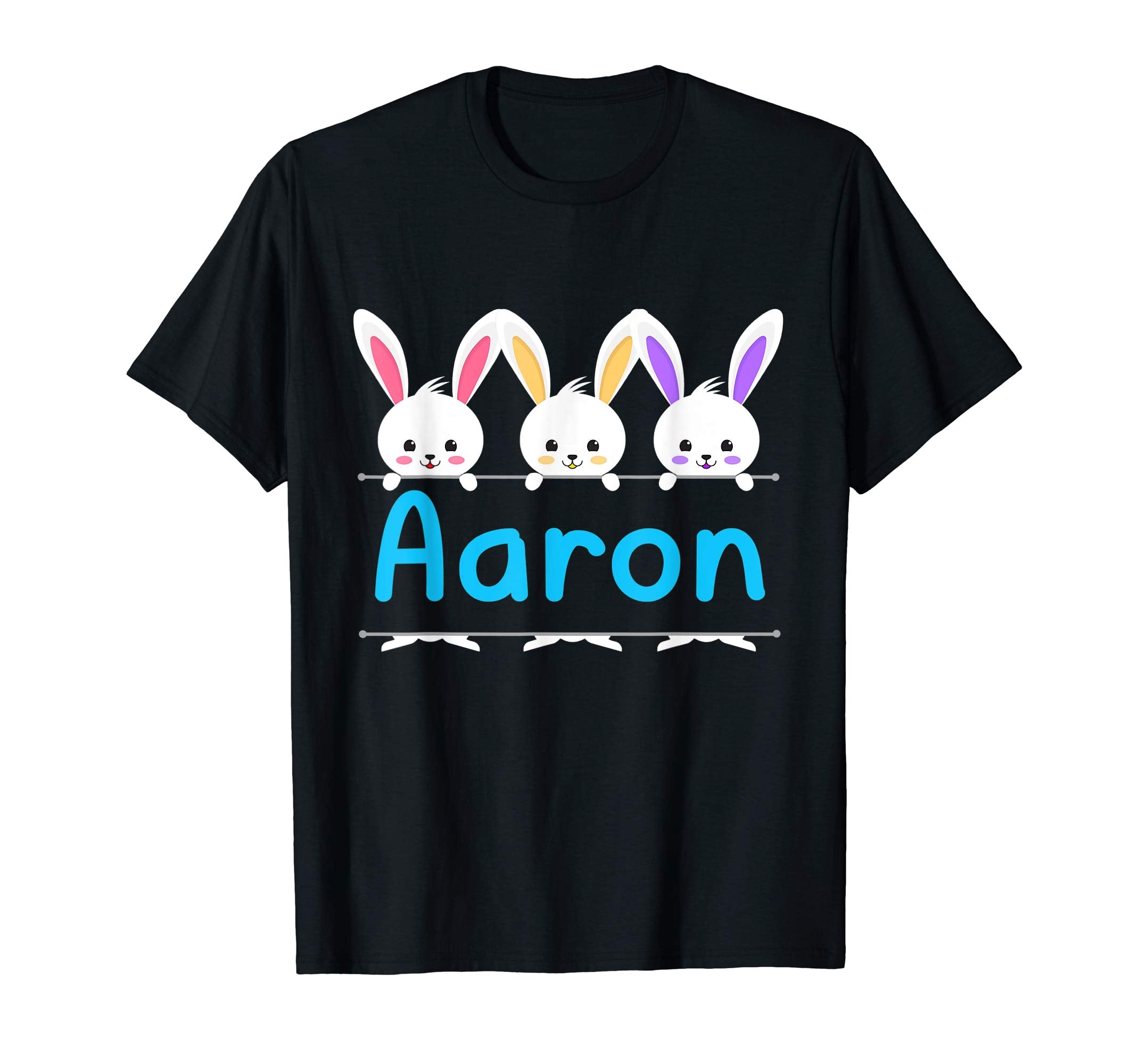 Easter day t-shirt super cute 3 Aaron Rabbits