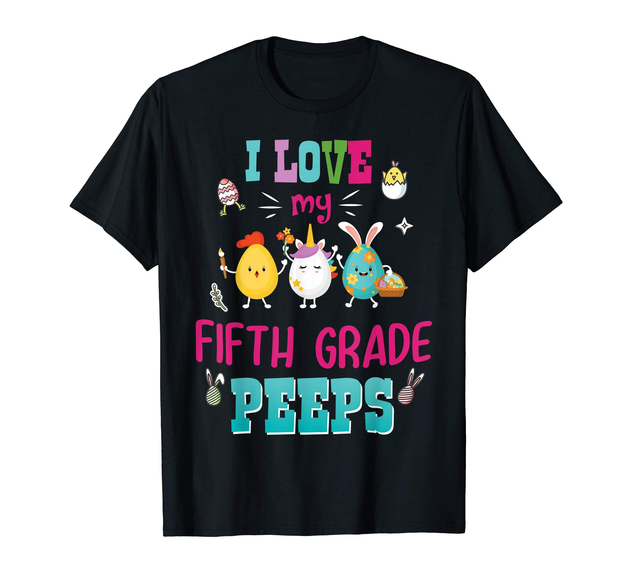 I Love MyFifth Grade Peeps Easter Day T-Shirt