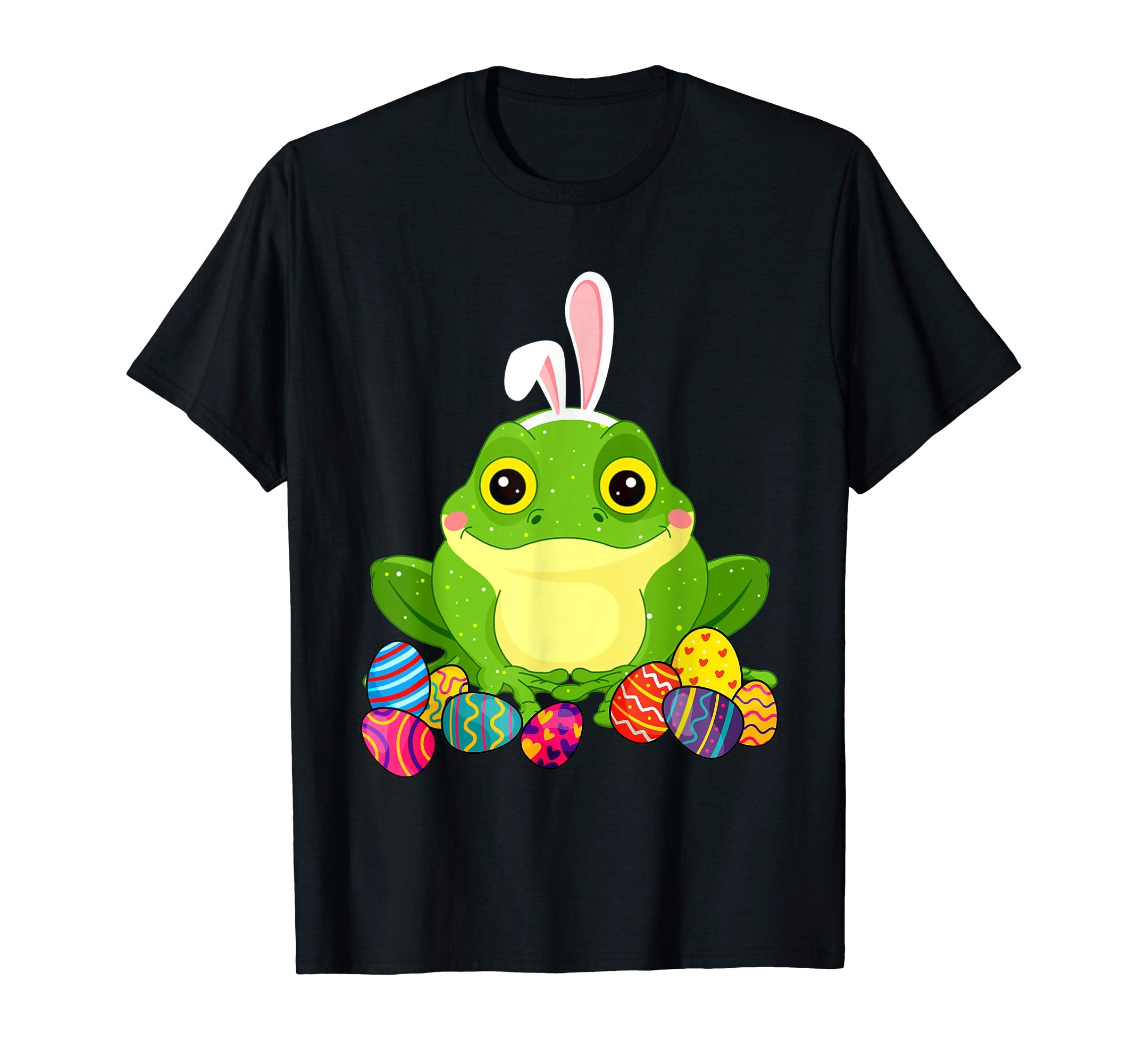 Frog Bunny Ear With Egg Easter Easter Day Shirt