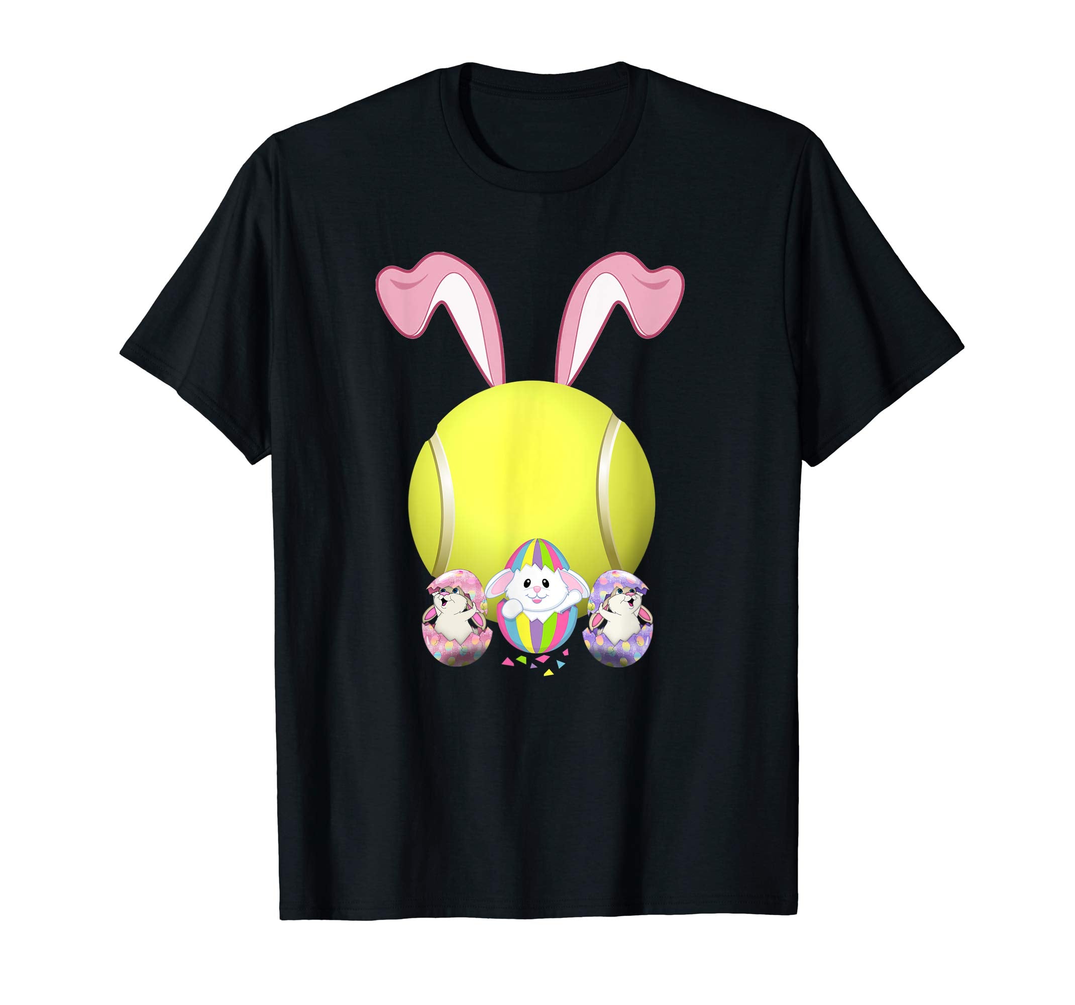 Tennis Easter Bunny Egg T-Shirt Funny For Men Women