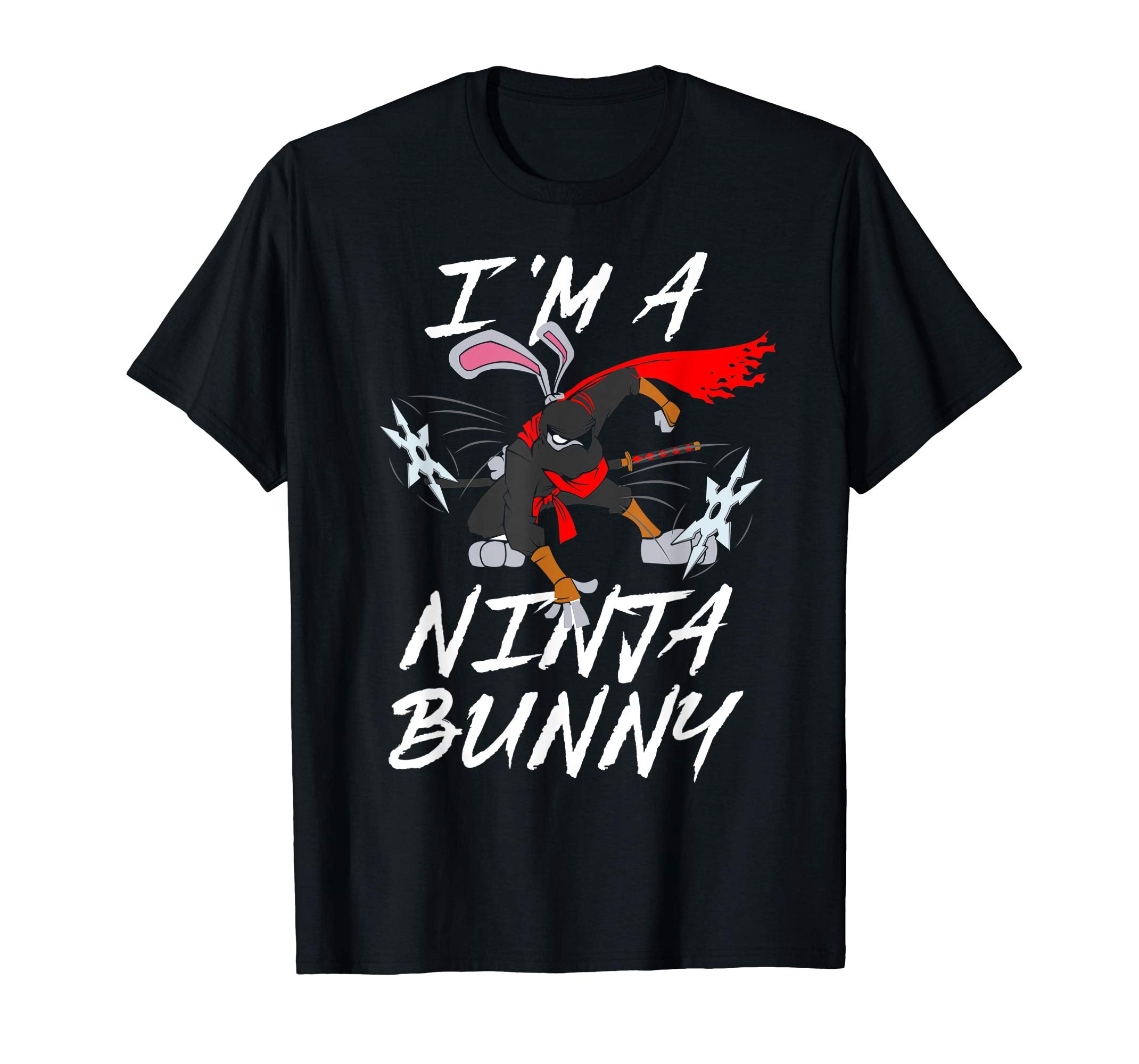 Im a Ninja Bunny Easter Sunday Egg Hunt Hiding T Shirt Boy