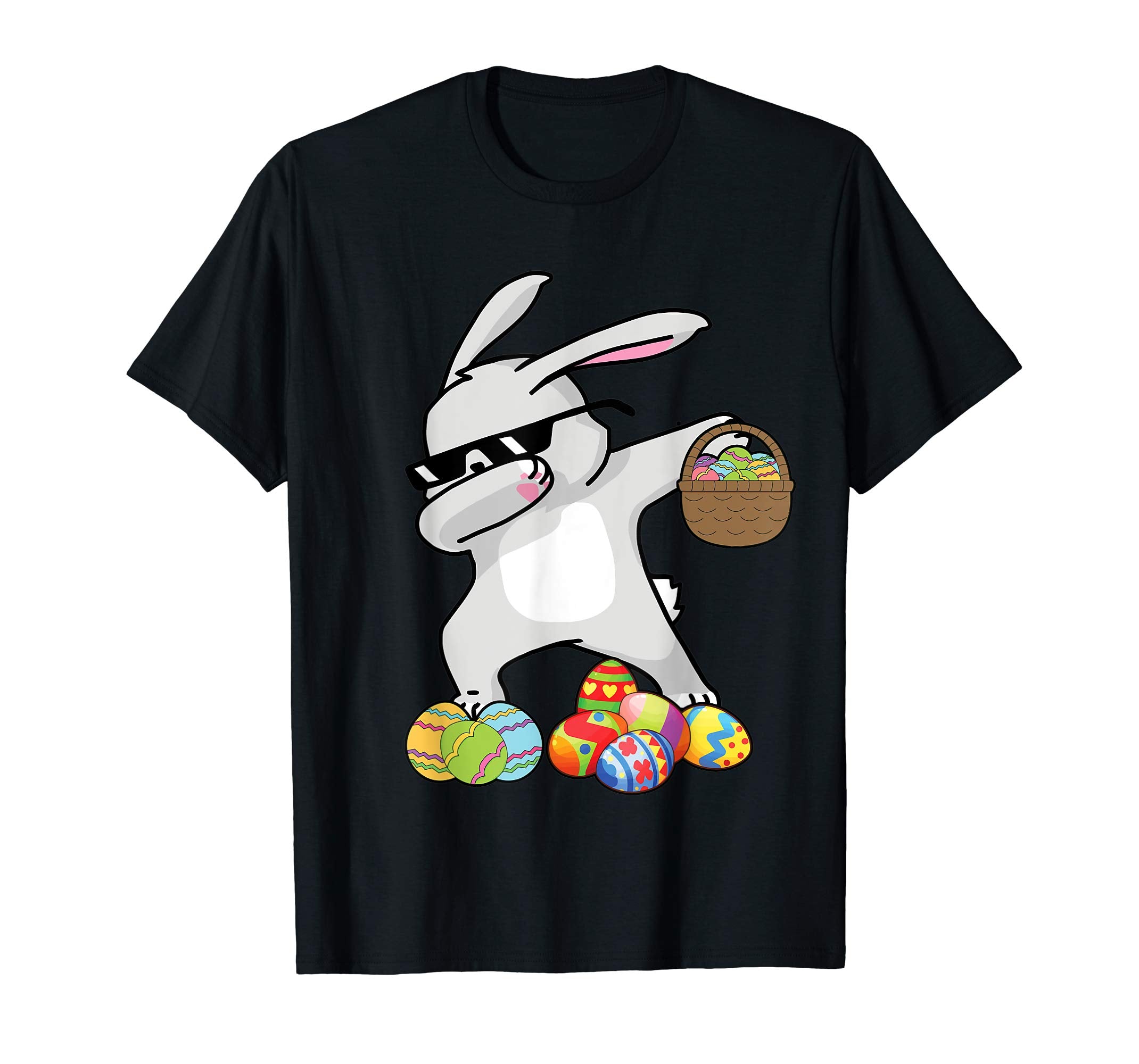 Dabbing Bunny Easter Shirt - Easter Day Gifts Adults Kids