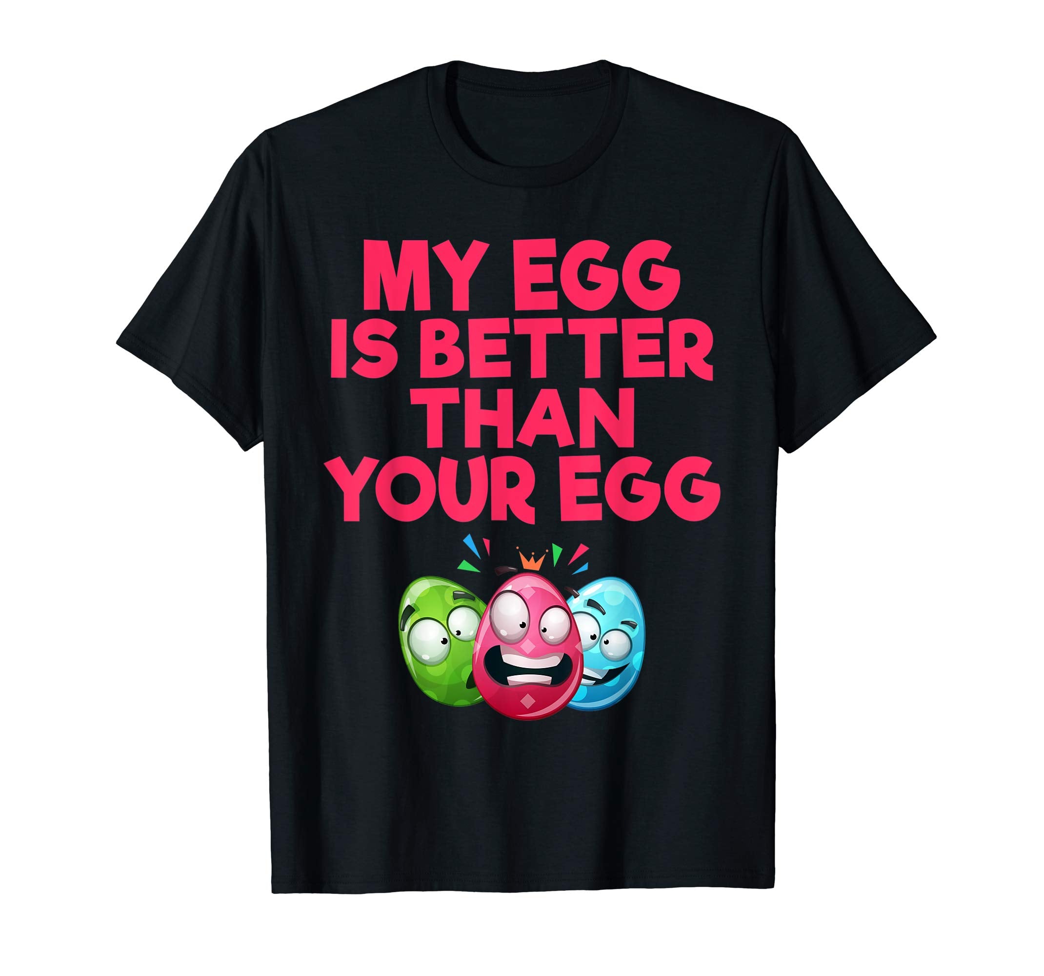 My Egg Is Better Easter Meme Tshirt Pink Graphic Funny Gift