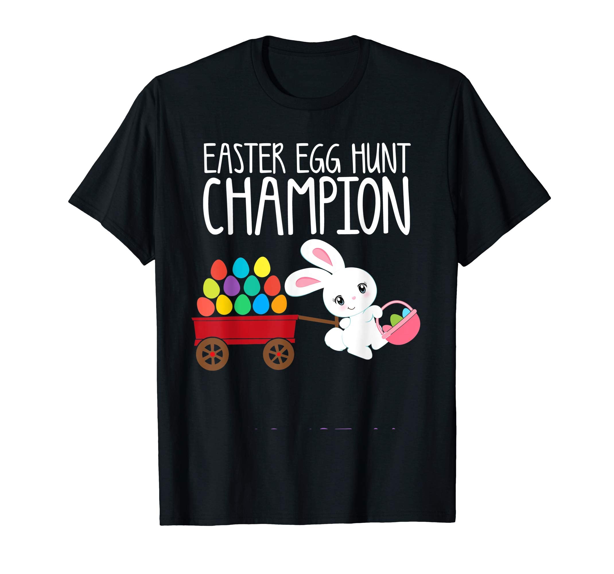 Easter Bunny Shirt Girl Kid Toddler EASTER EGG HUNT CHAMPION