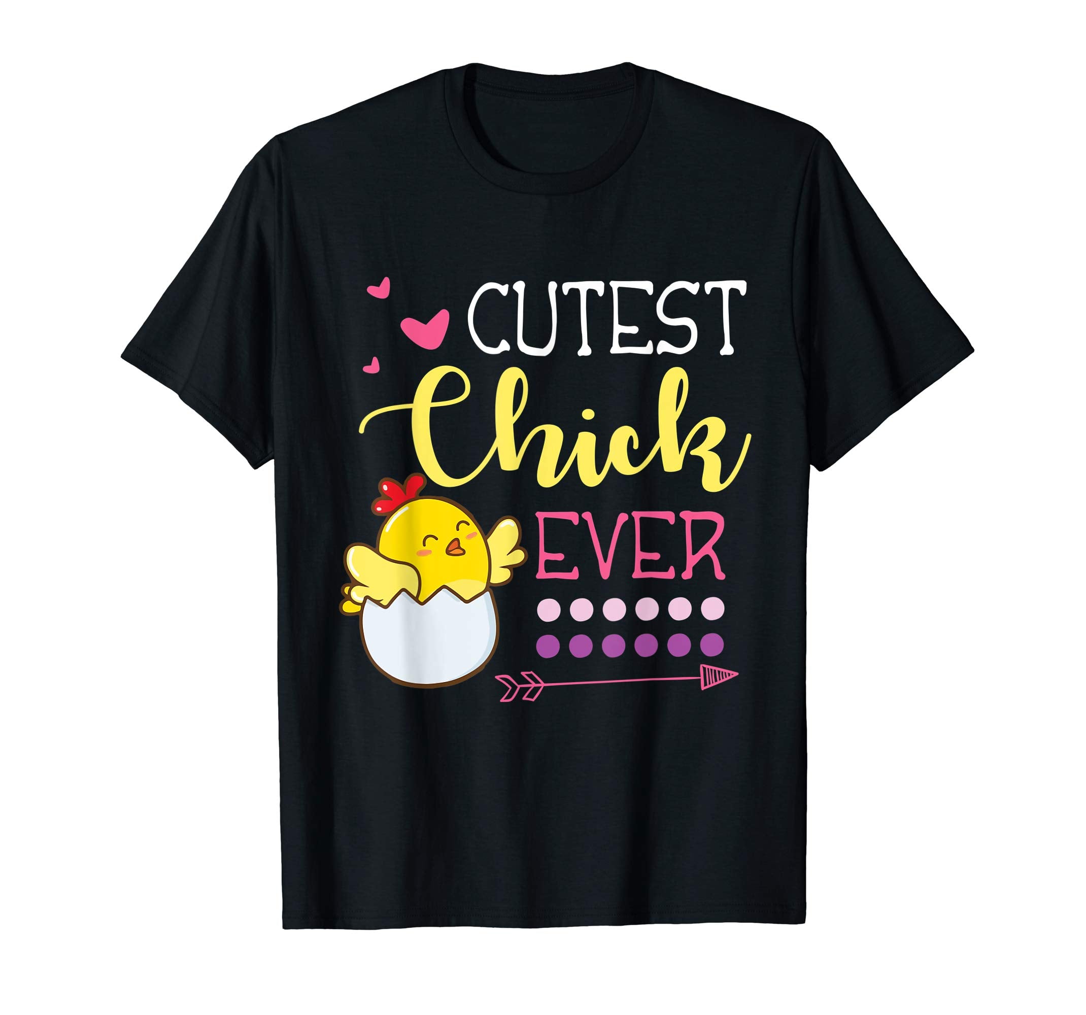 Hearts Arrow Cutest Chick Ever Happy Easter Day Lover Shirt