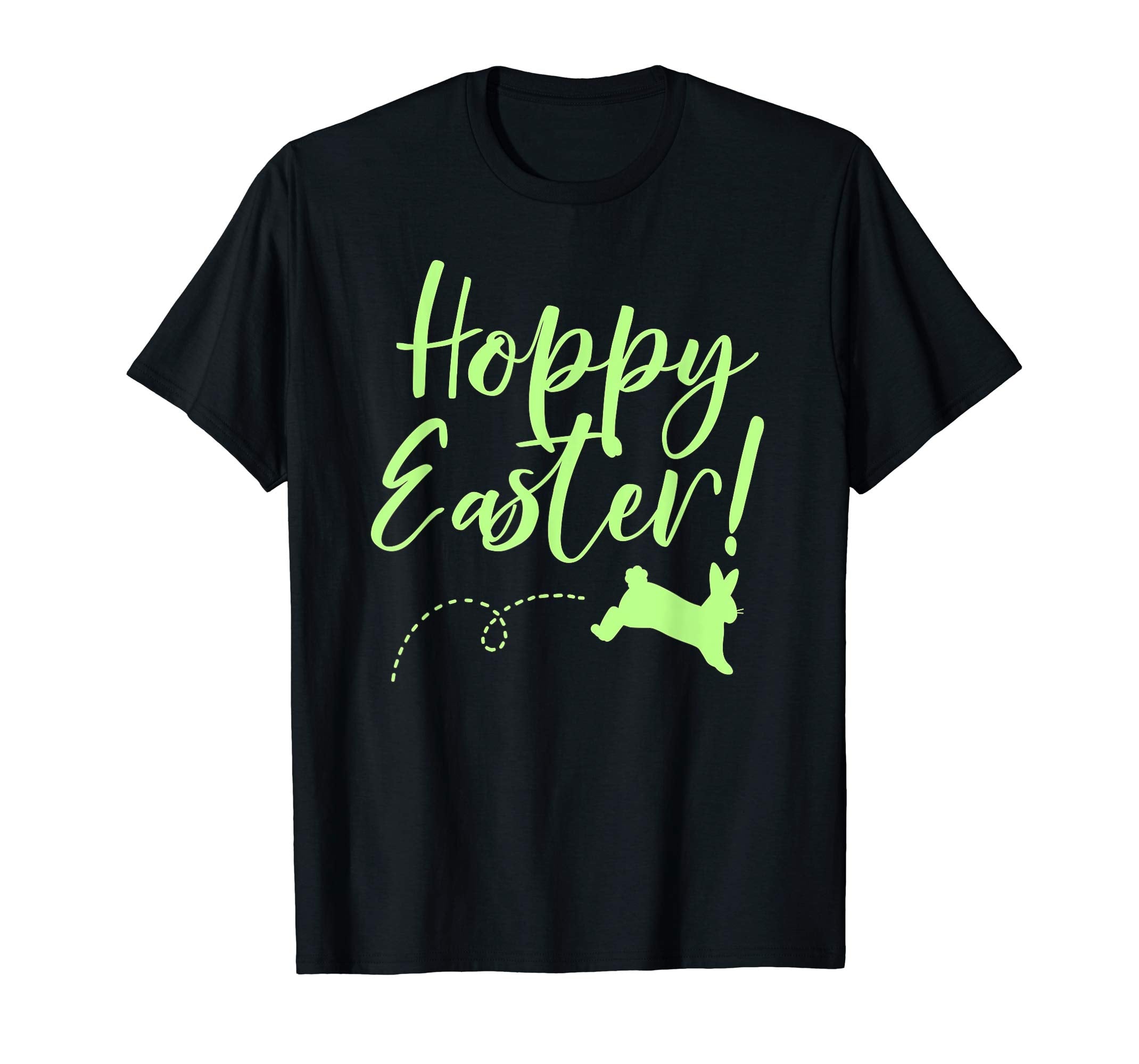 Hoppy Easter T-shirt with Hopping Bunny Rabbit