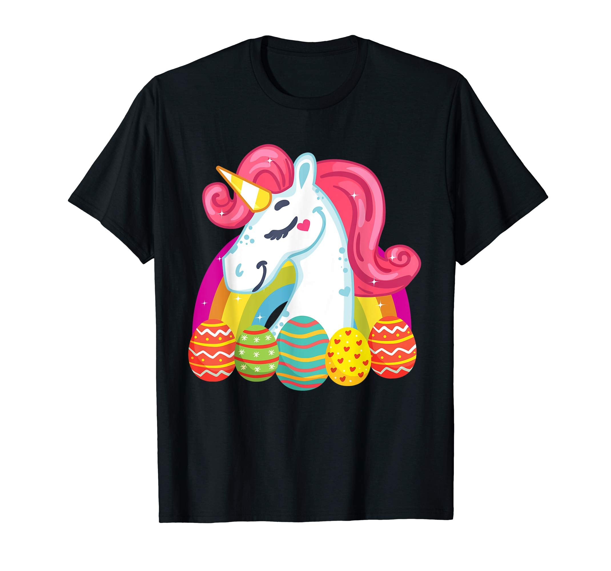 Cute Unicorn Easter Egg T-Shirt for Mom Daughter