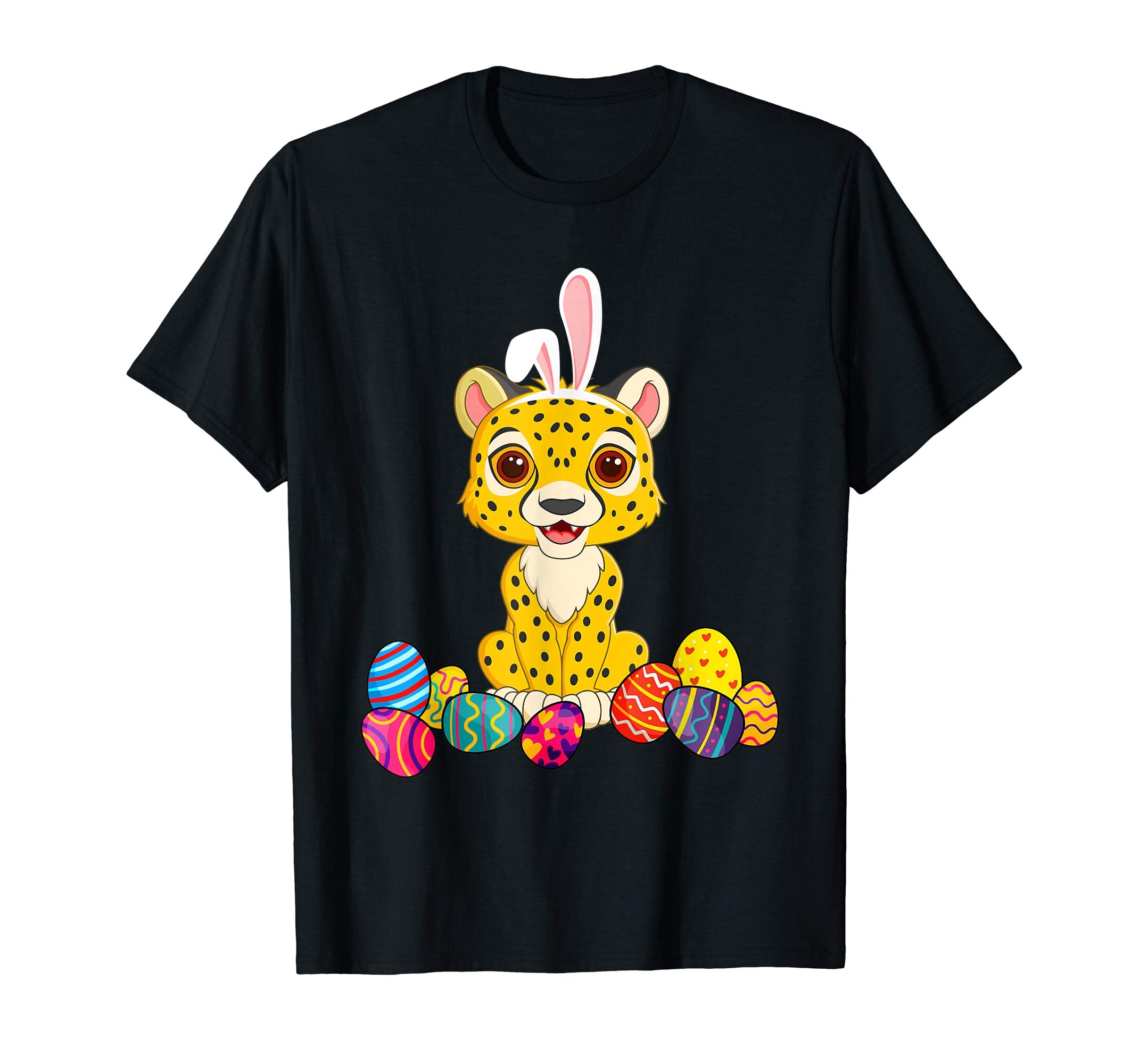Cheetah Bunny Ear With Egg Easter Easter Day Shirt