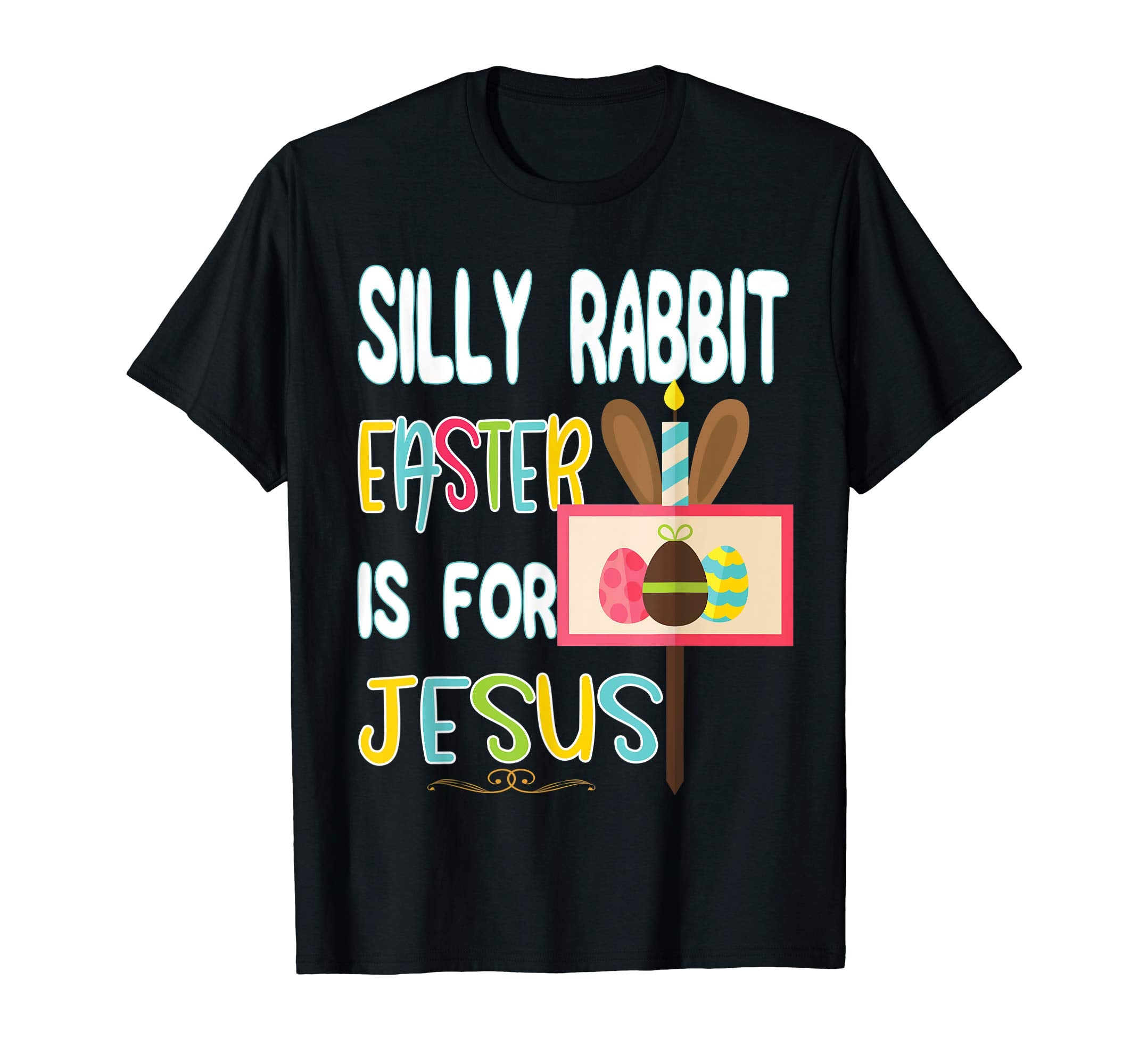Christian Easter Shirts Women Religious Gift Rabbit Jesus