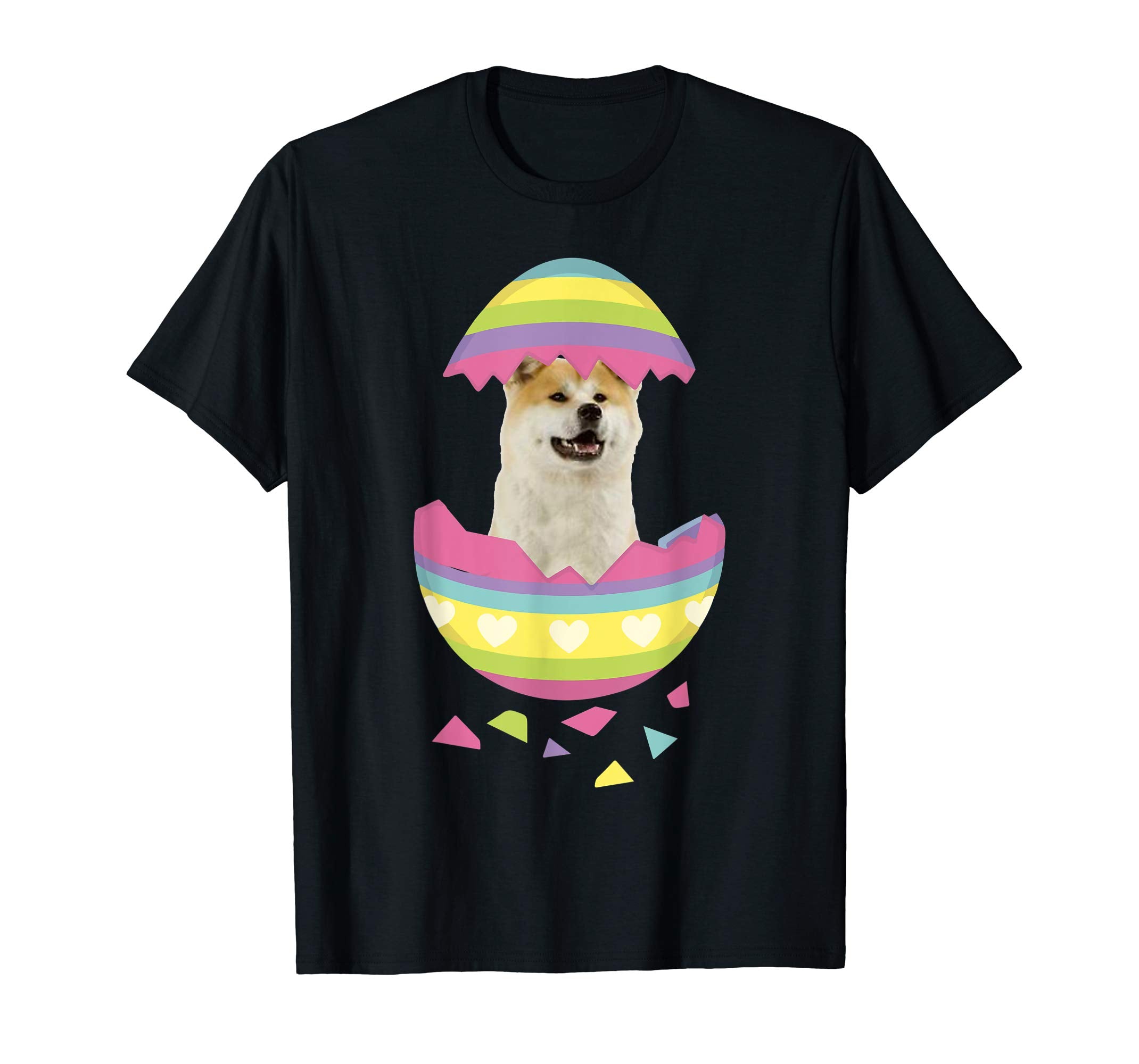 Akita Inu Easter Egg T-Shirt Dog Lover