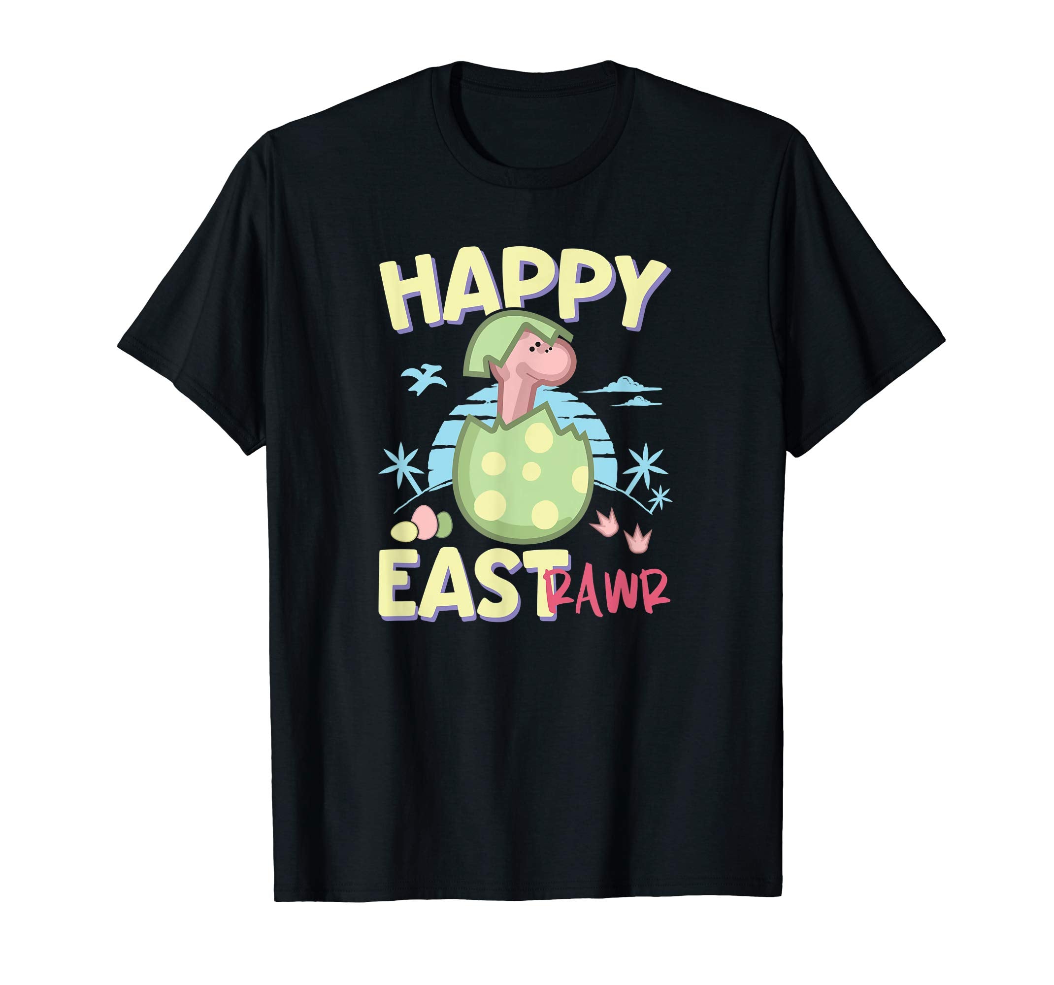 Happy Eastrawr Cute Easter Dinosaur In Egg T-Shirt for Kids