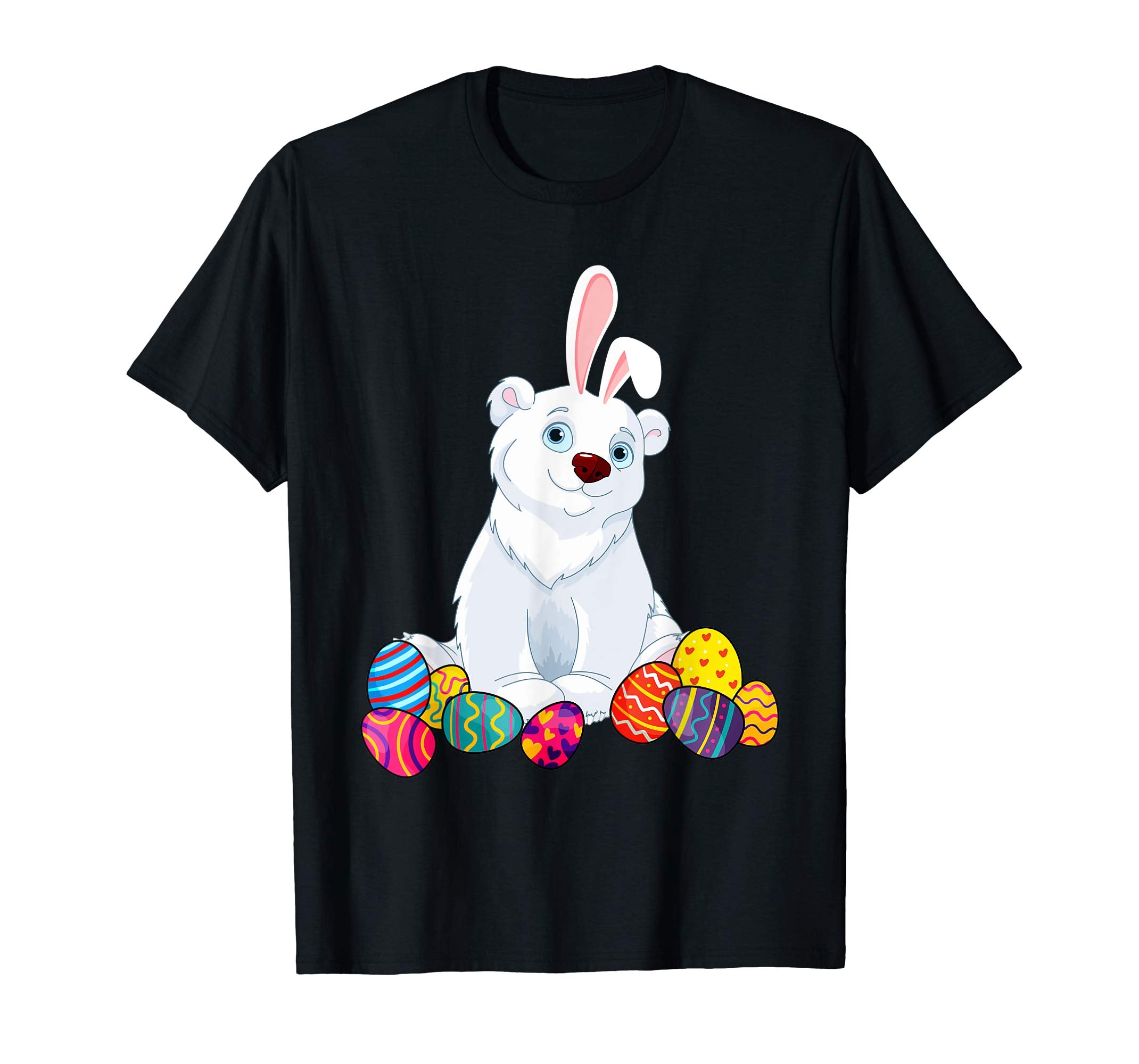 Polar Bear Bunny Ear With Egg Easter Easter Day Shirt