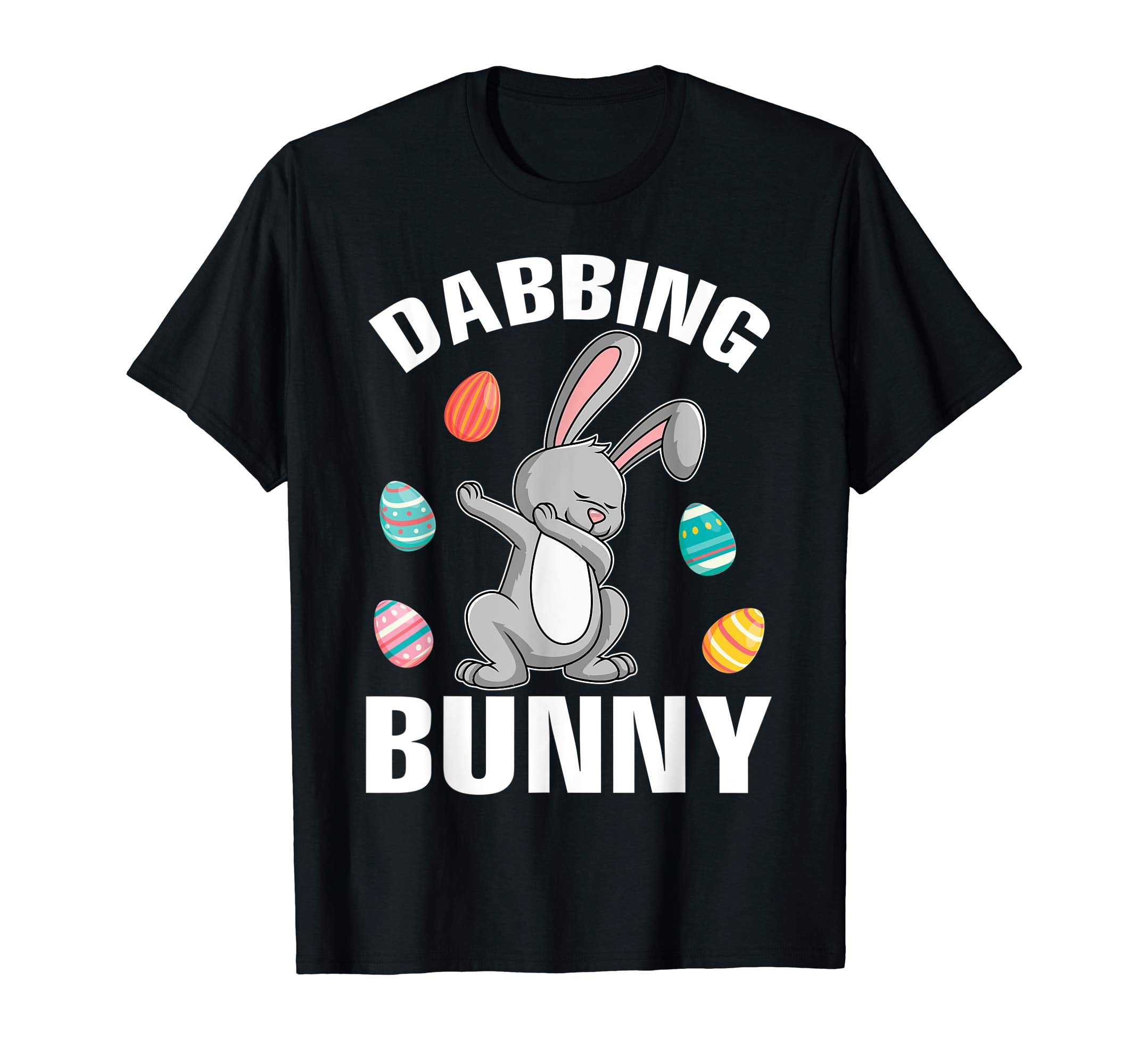 Bunny Rabbit Dabbing Dancing Easter Eggs Shirt Dabbing Bunny