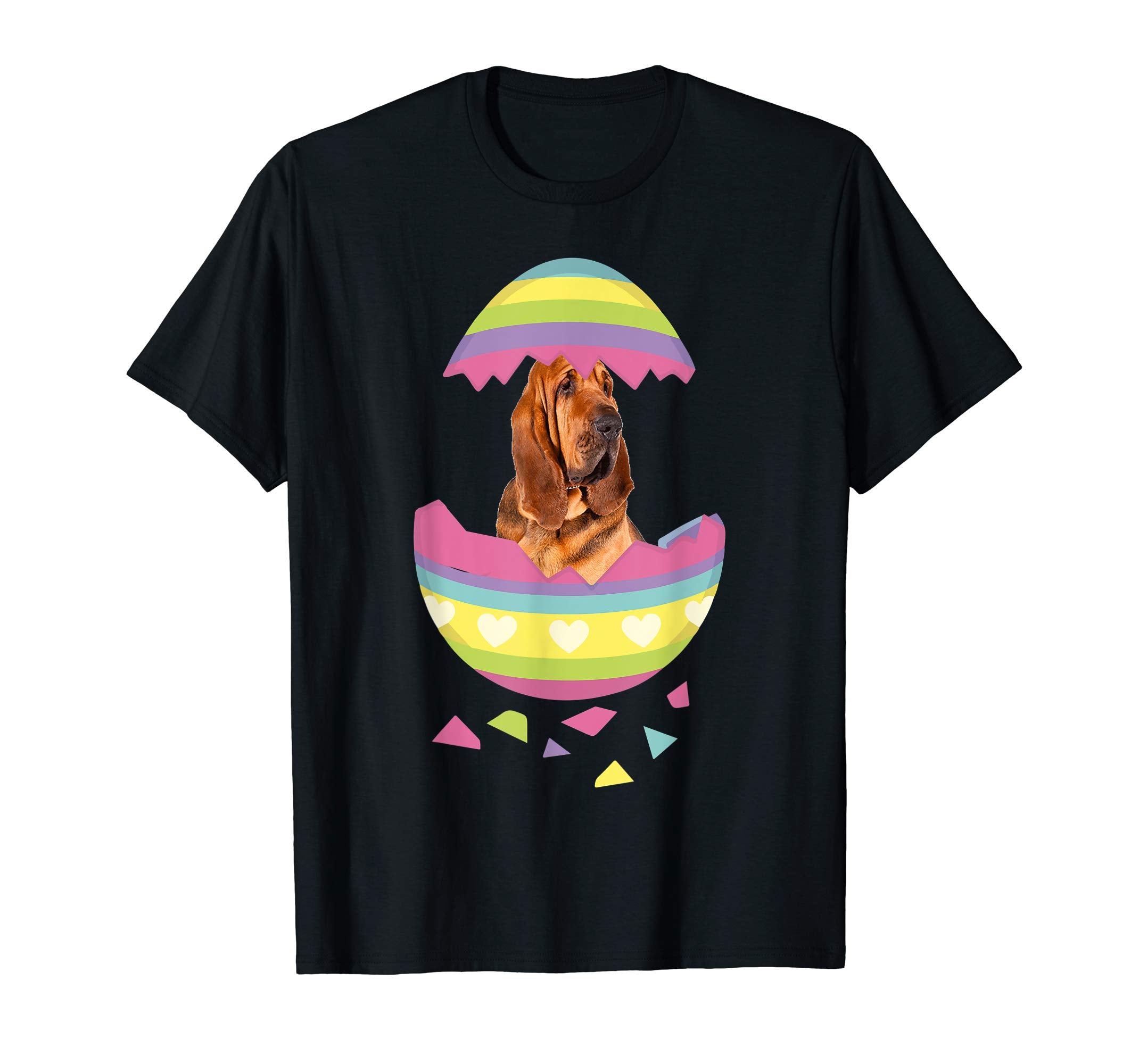 Bloodhound Easter Egg T-Shirt Dog Lover