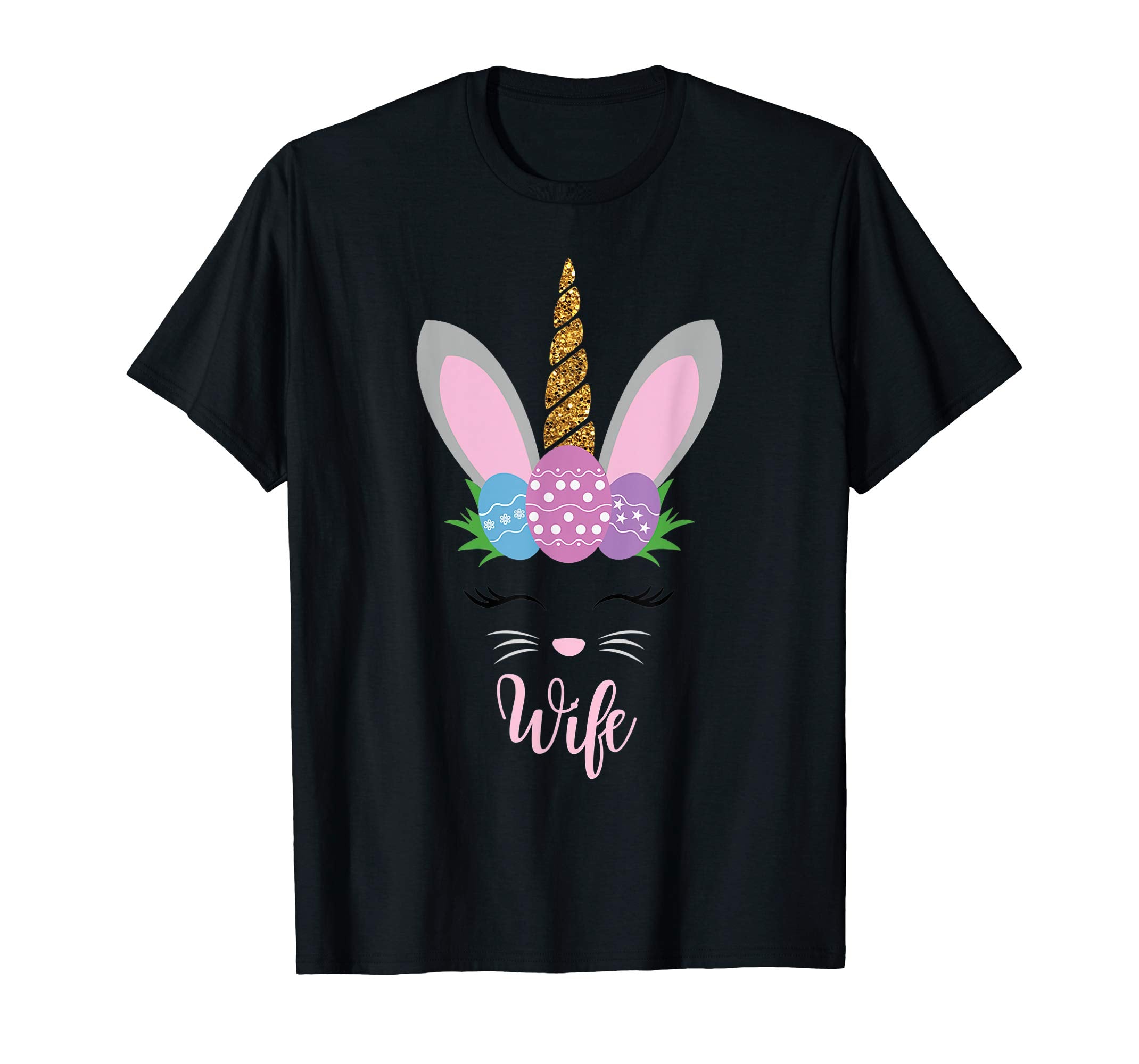 Wife Easter Bunny Unicorn Funny T-Shirts Cute Bunnies Gifts
