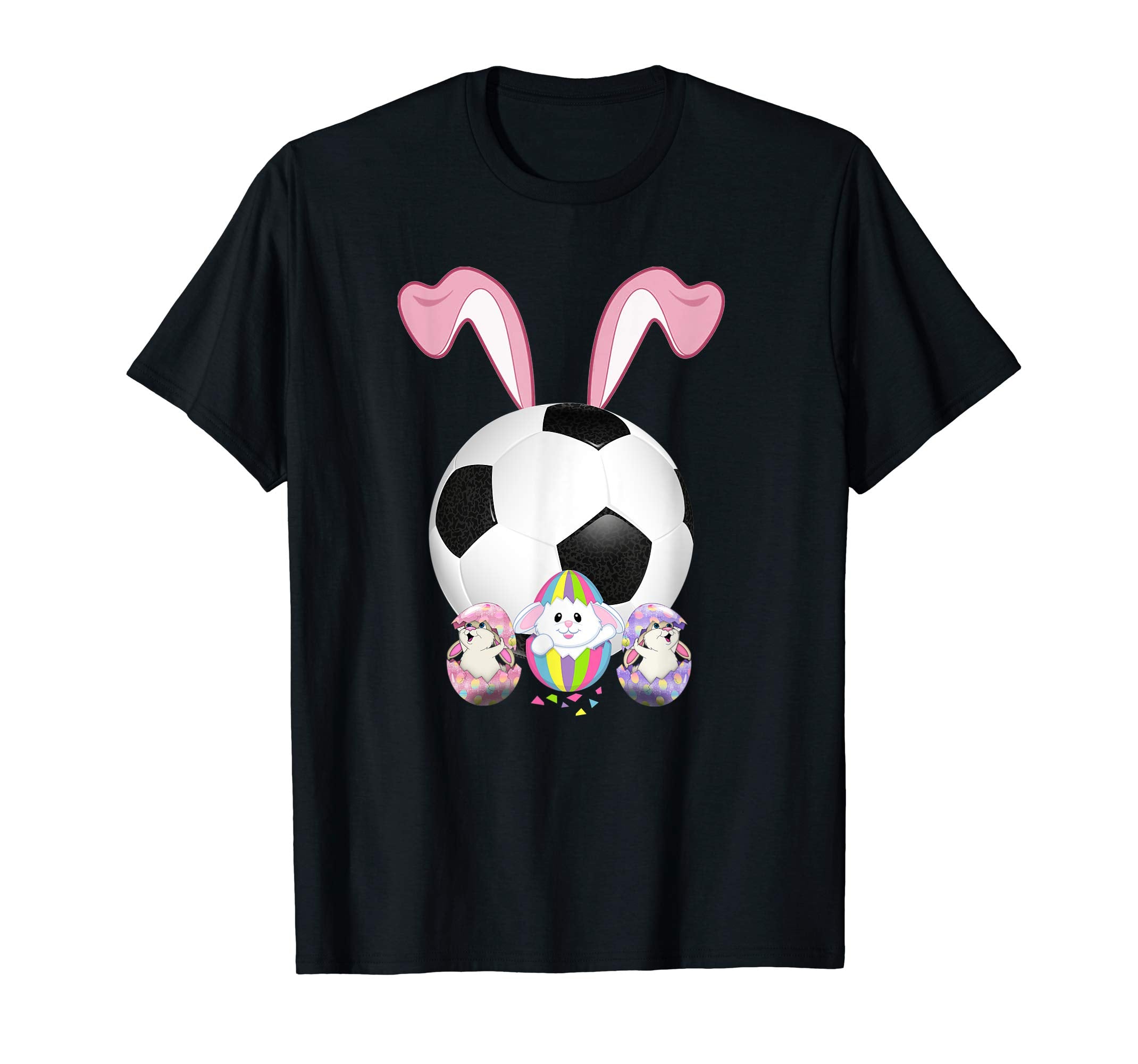 Soccer Easter Bunny Egg T-Shirt Funny For Men Women