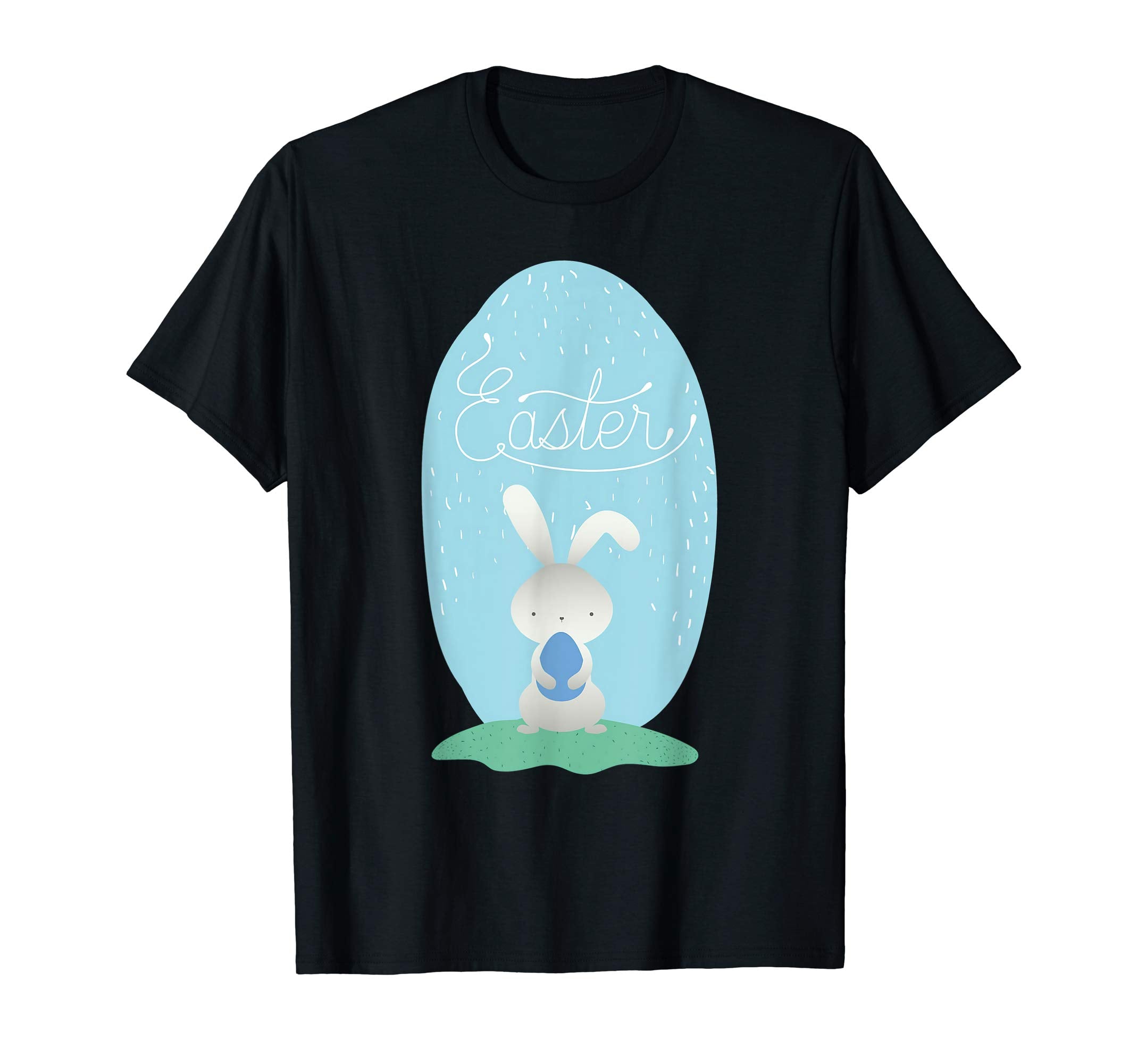 Happy Easter Bunny Tee shirt with Easter Eggs T shirt