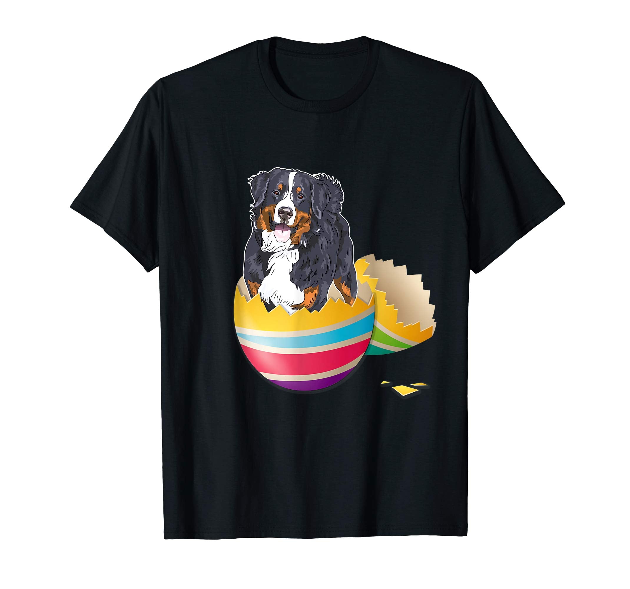 Bernese Mountain Hatching From Easter Egg Easter Day Shirt