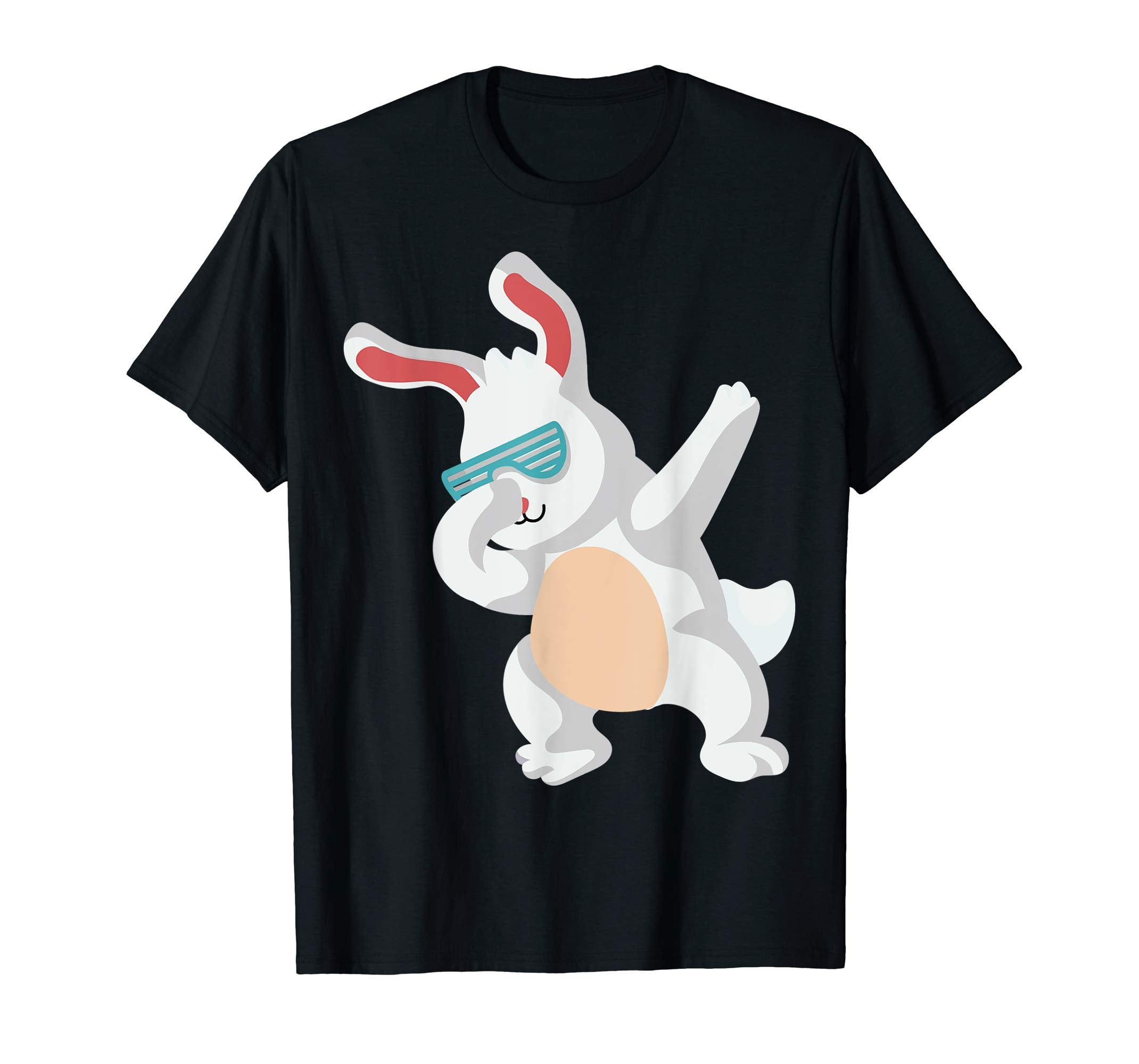 Bunny Dabbing T Shirt Funny Easter Shirt Gift for Boys Men