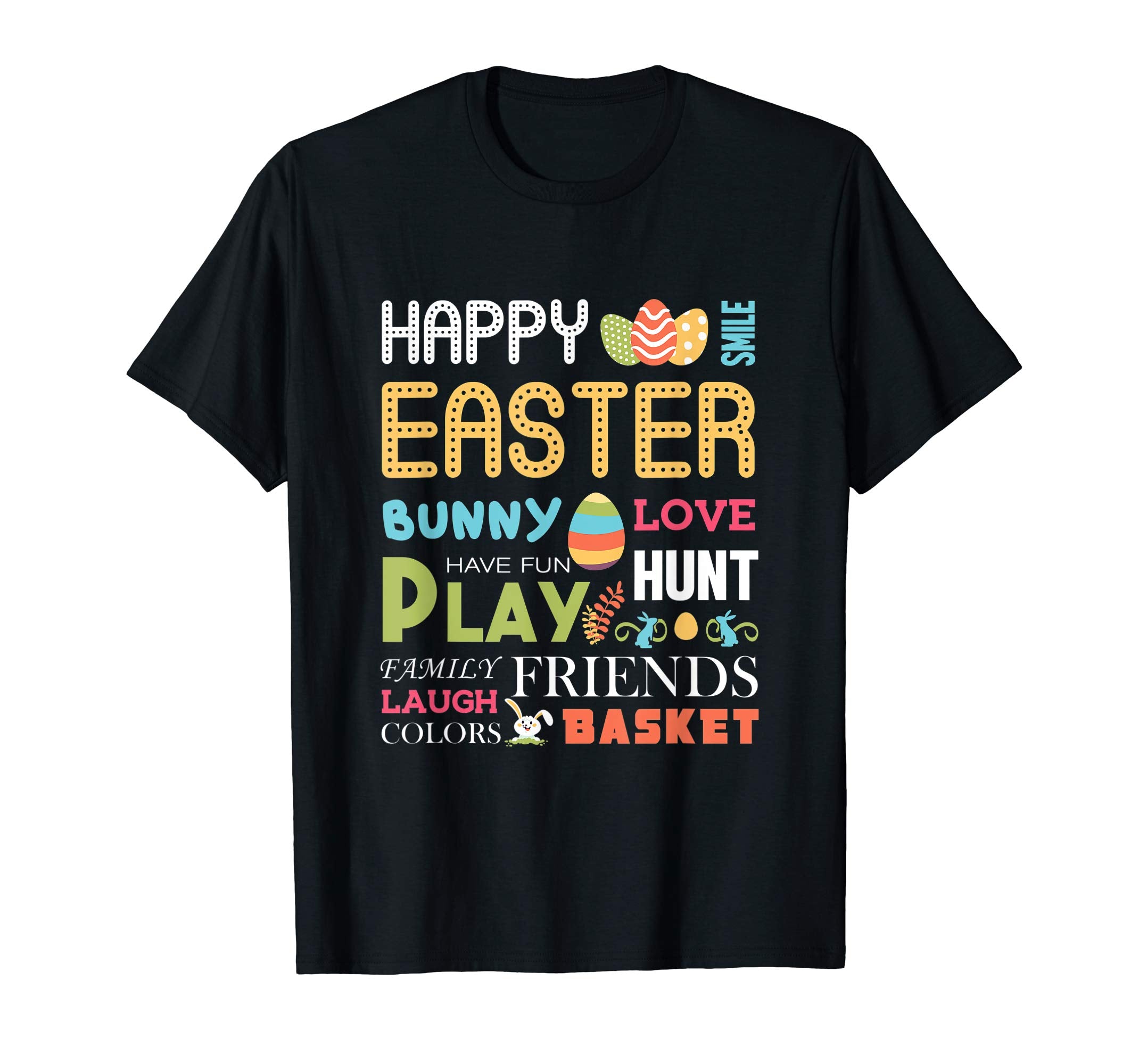 Easter Day Tee Easter Eggs Bunny Basket T-Shirt Gifts
