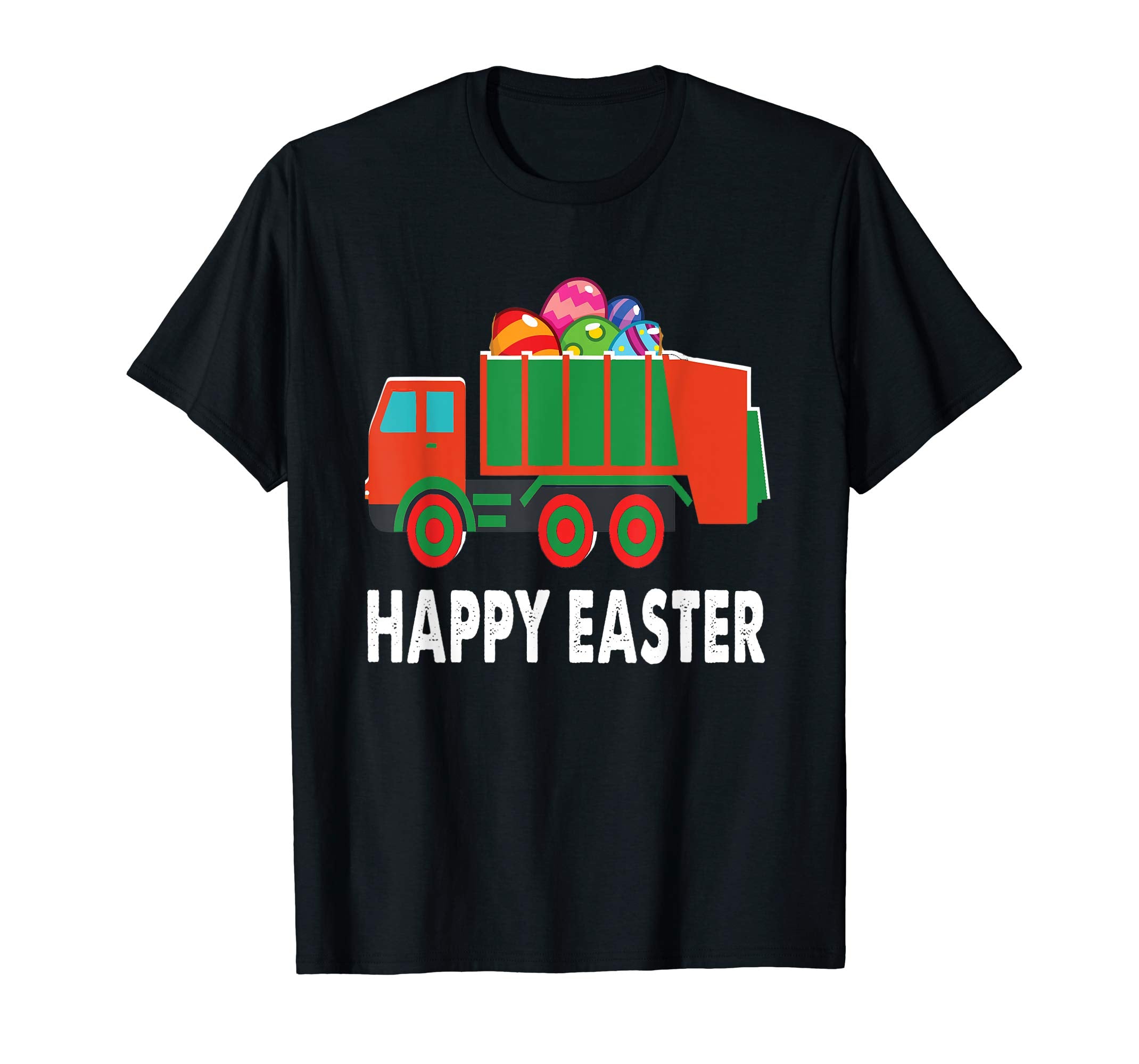Happy Easter T-shirt garbage truck With Egg Easter