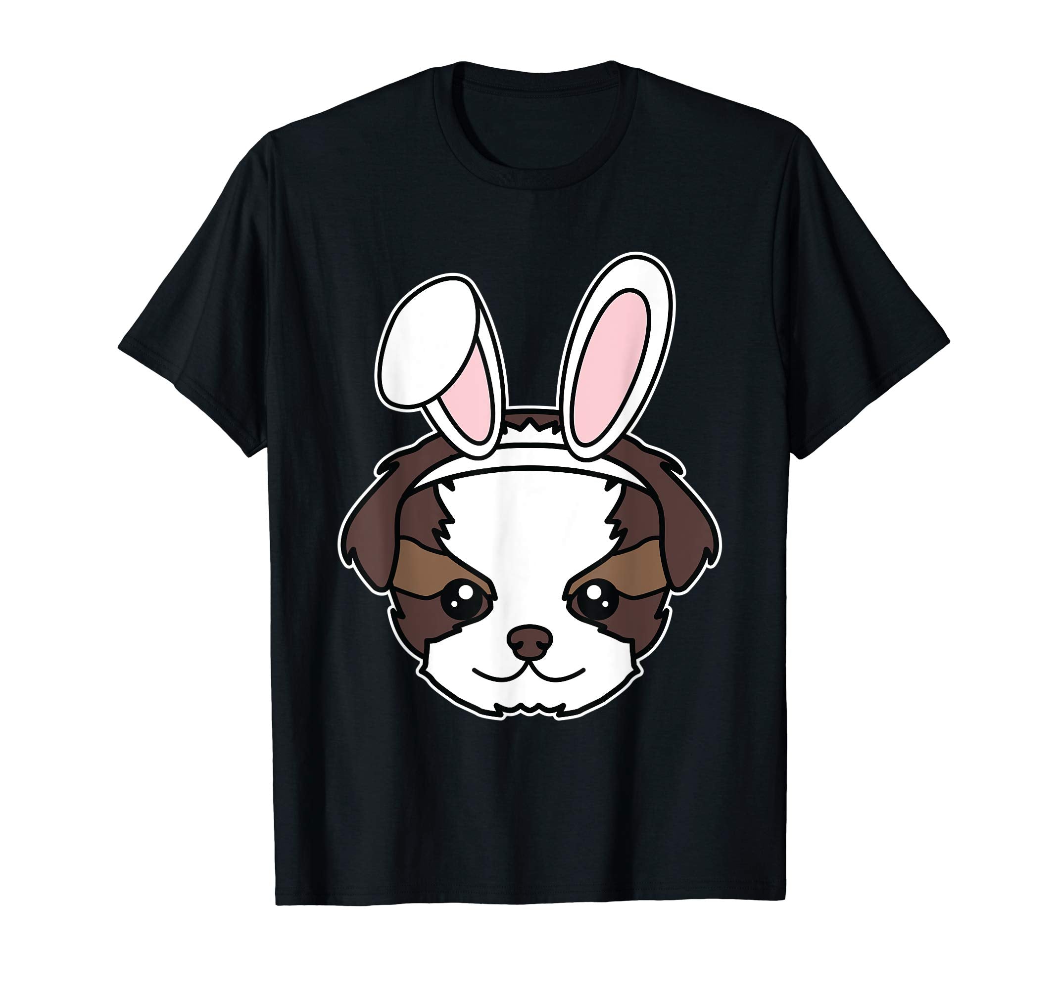 Shih Tzu Dog Happy Easter Bunny T Shirt Gift for Easter