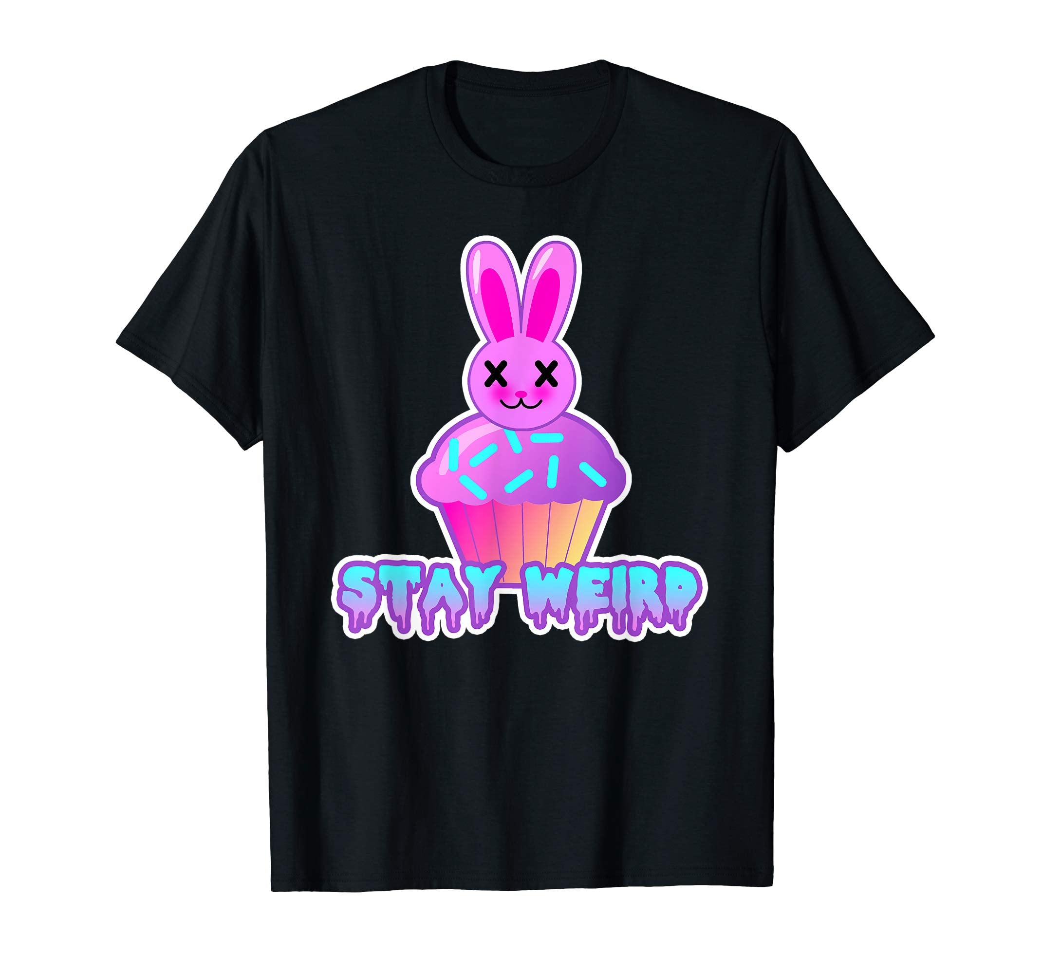 Pastel Goth Easter TShirt Doom Bunny Cupcake Creepy