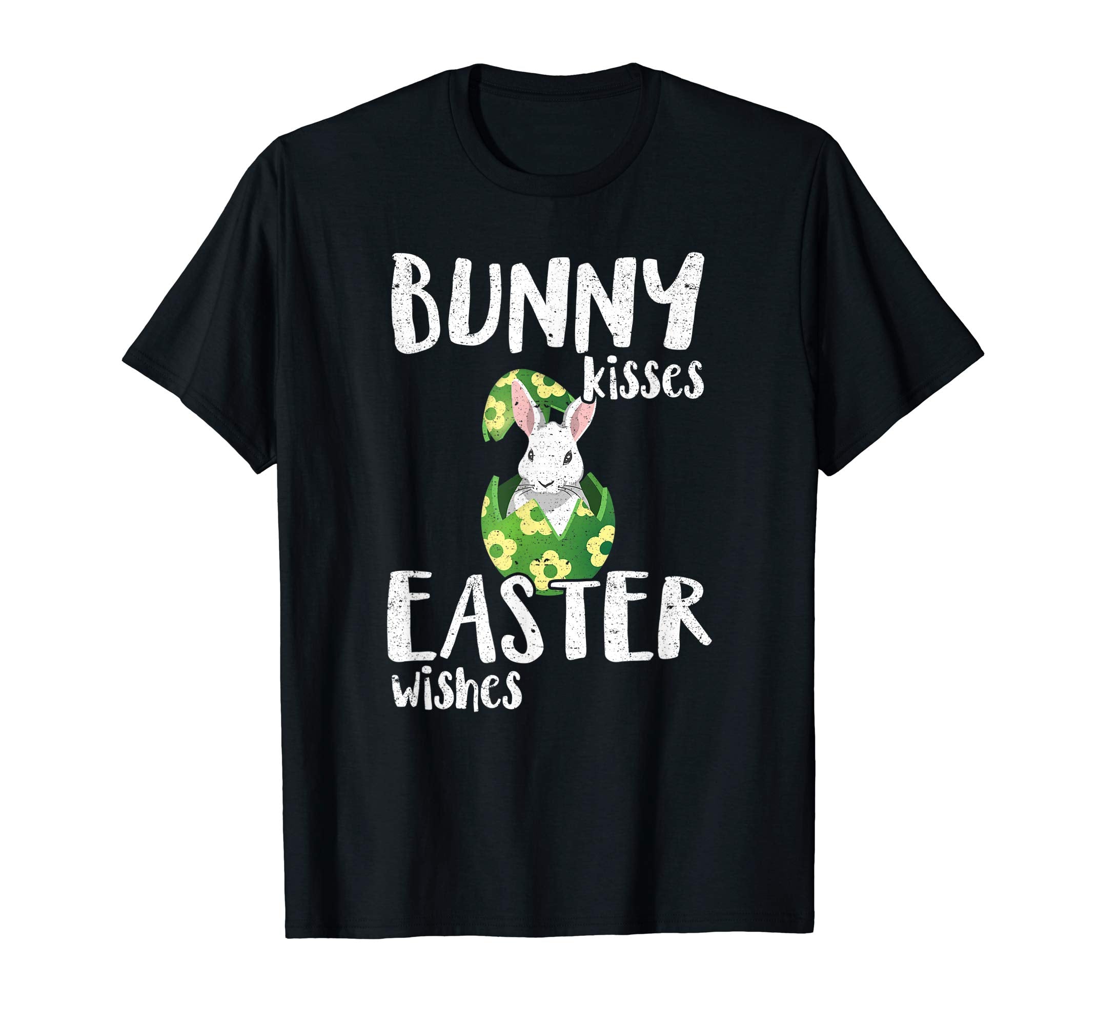 Easter Shirt For Kids Bunny Kisses Easter Wishes