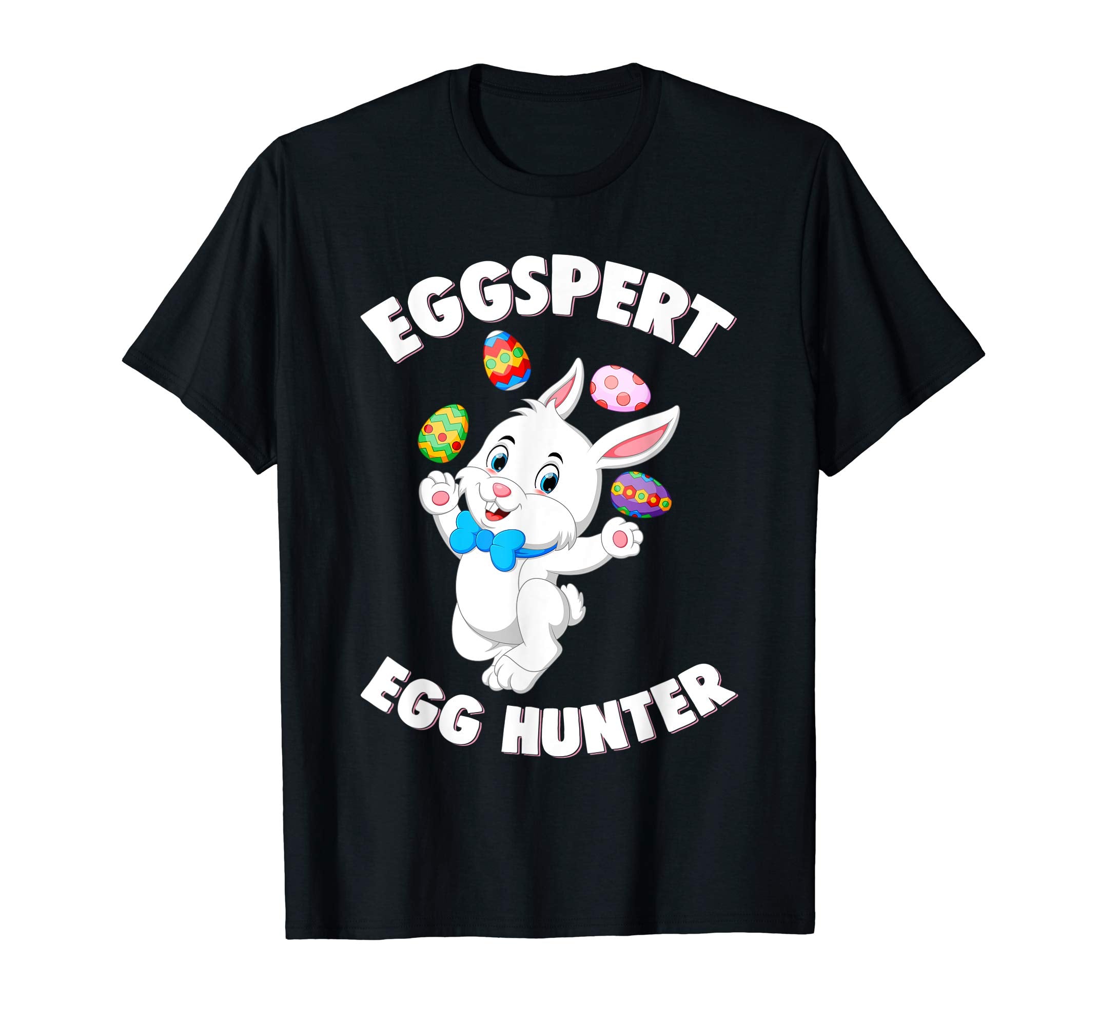 Eggspert Egg Hunter Happy Easter Kids Boys Girls T Shirt