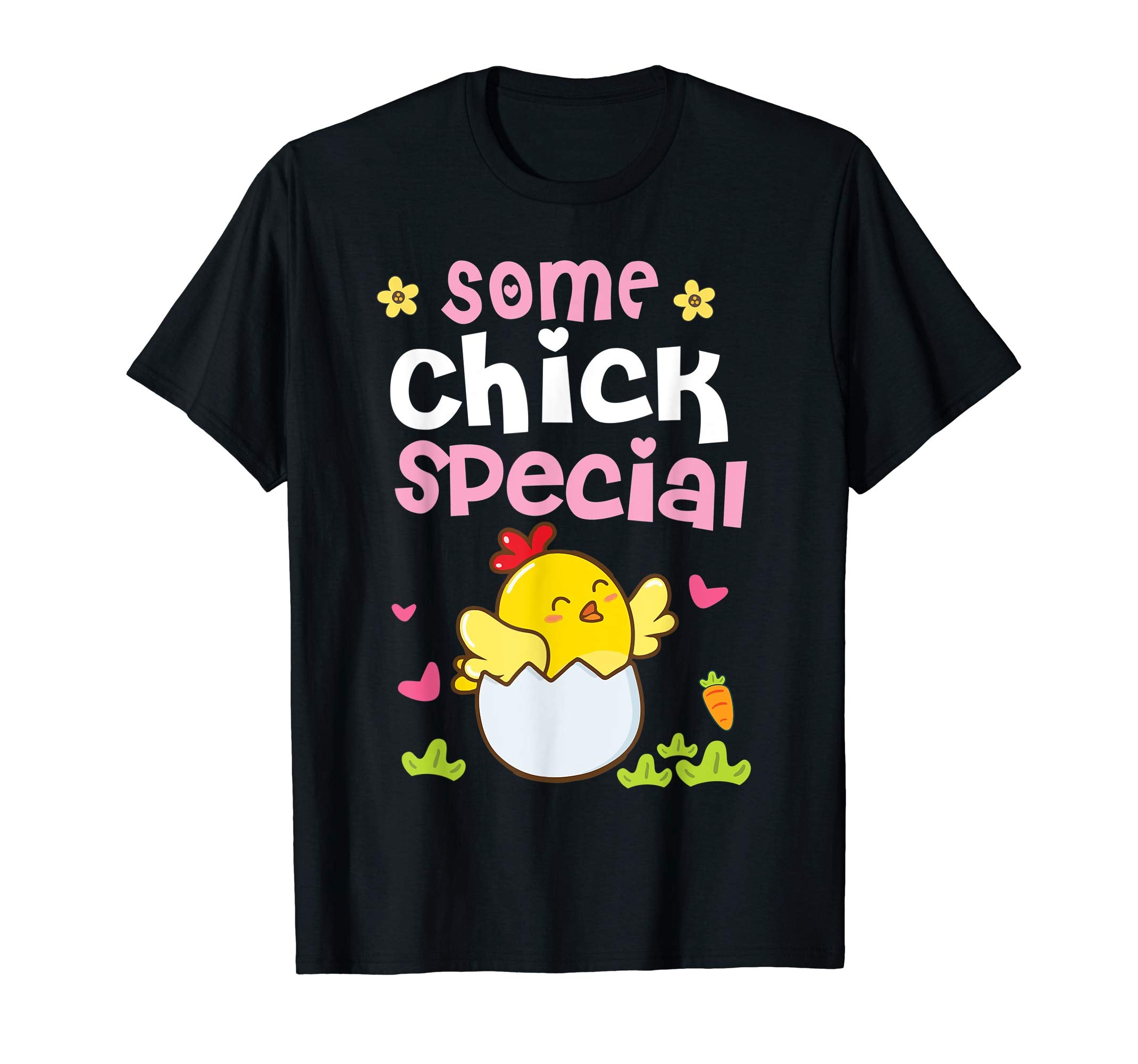 Heart Flower Carrot Happy Easter Shirt Some Chick Special