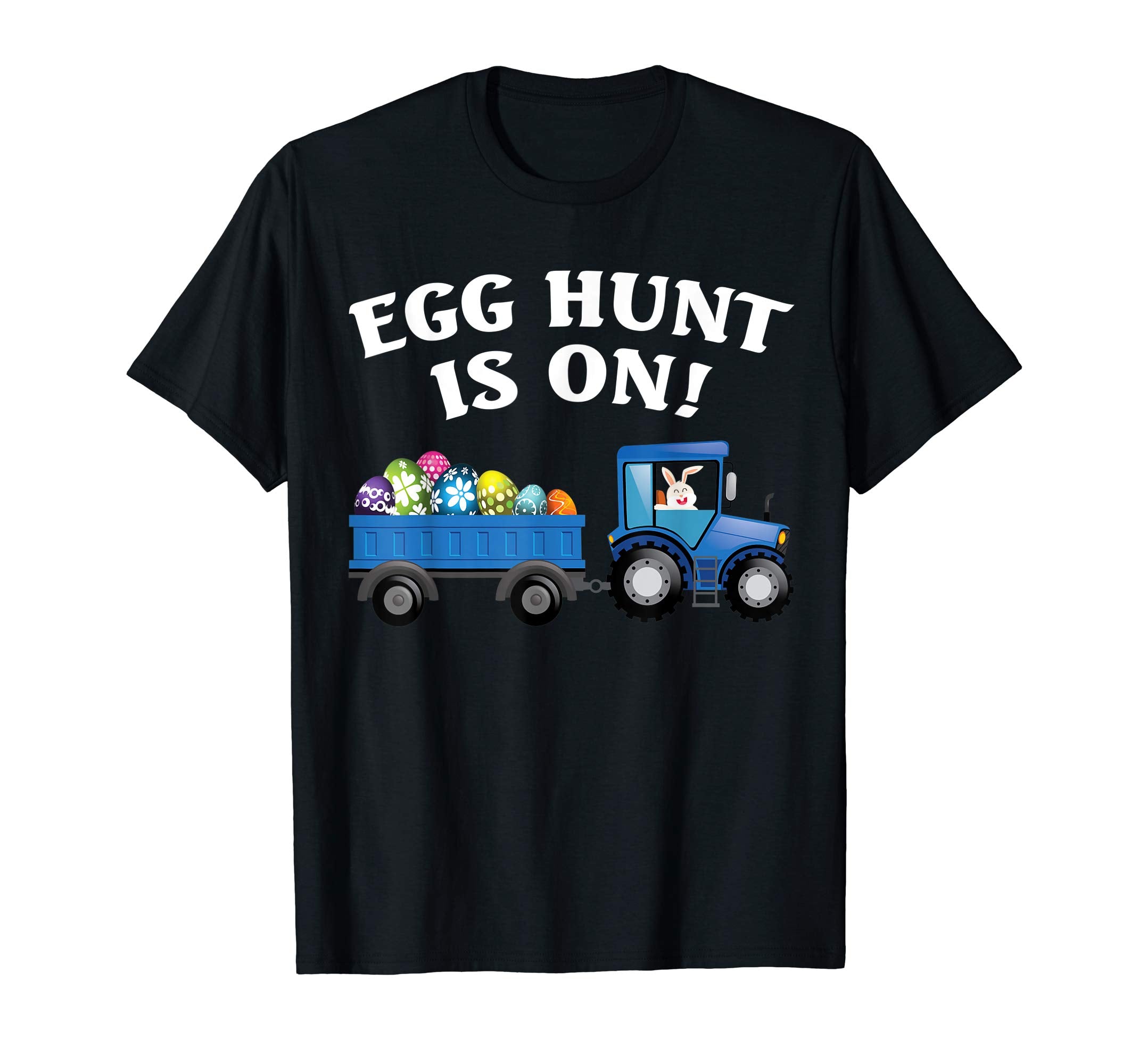 Bunny Driving Truck Carry Easter Eggs Shirt Egg Hunt Is On