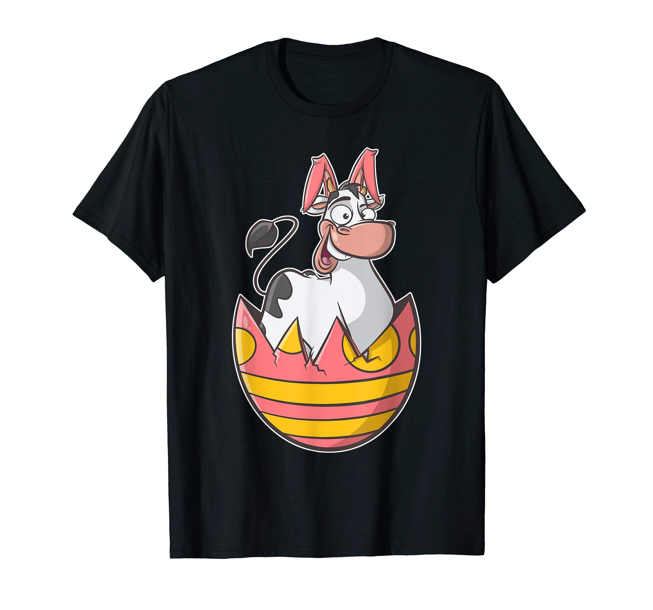 Cow Bunny Easter T Shirt for Boys, Girls, &amp; Adults