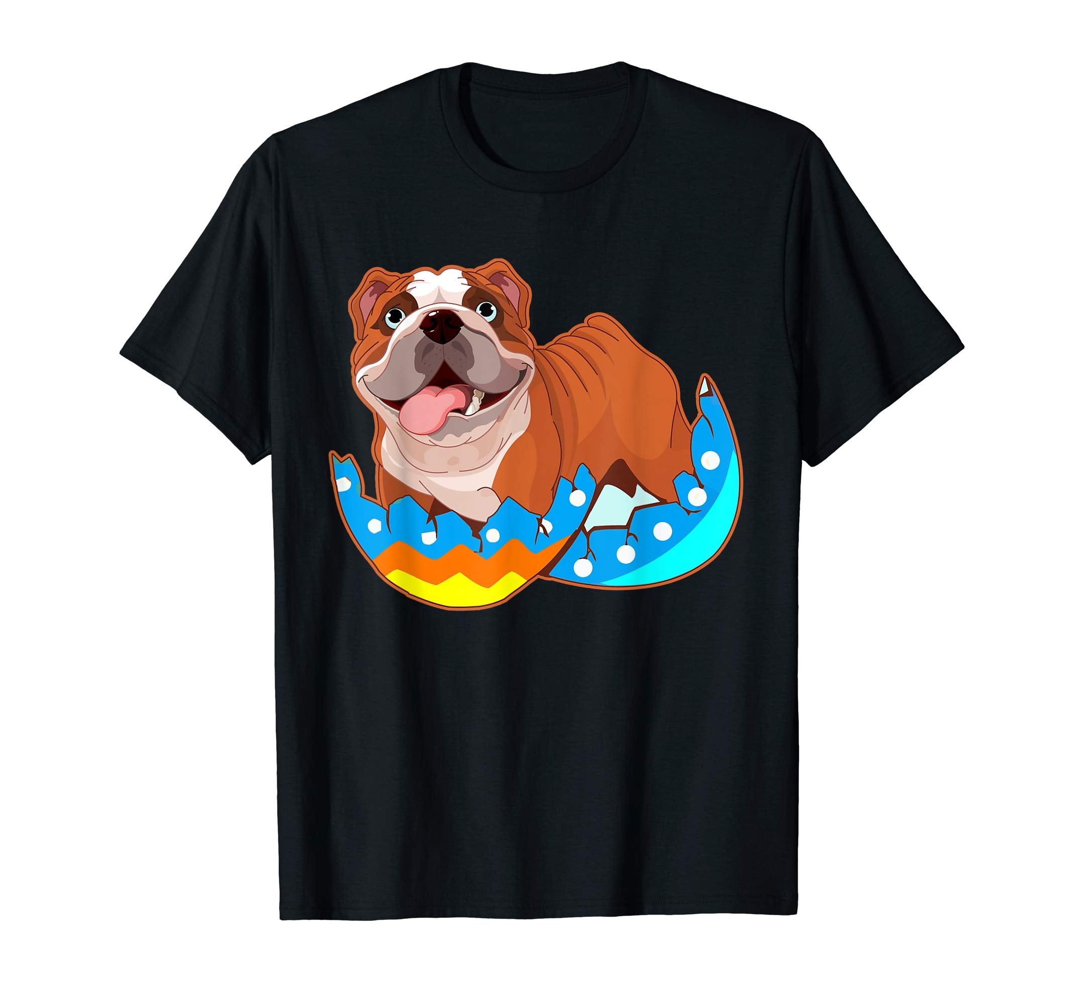 Easter Bulldog Shirt Bulldog and Egg Shirt Gift