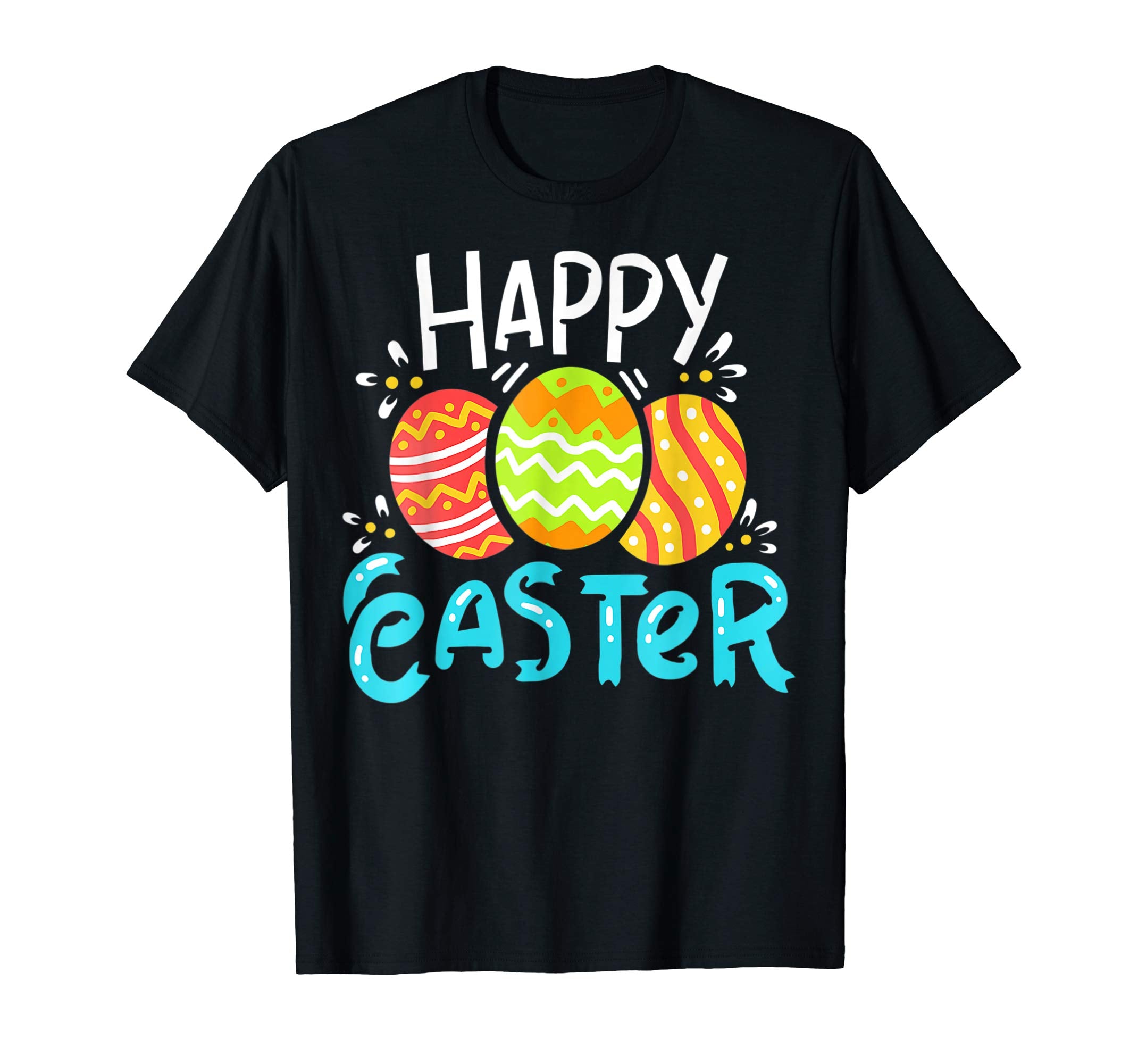 Easter T Shirt Happy Easter Eggs Tshirt Colorful Egg Gift