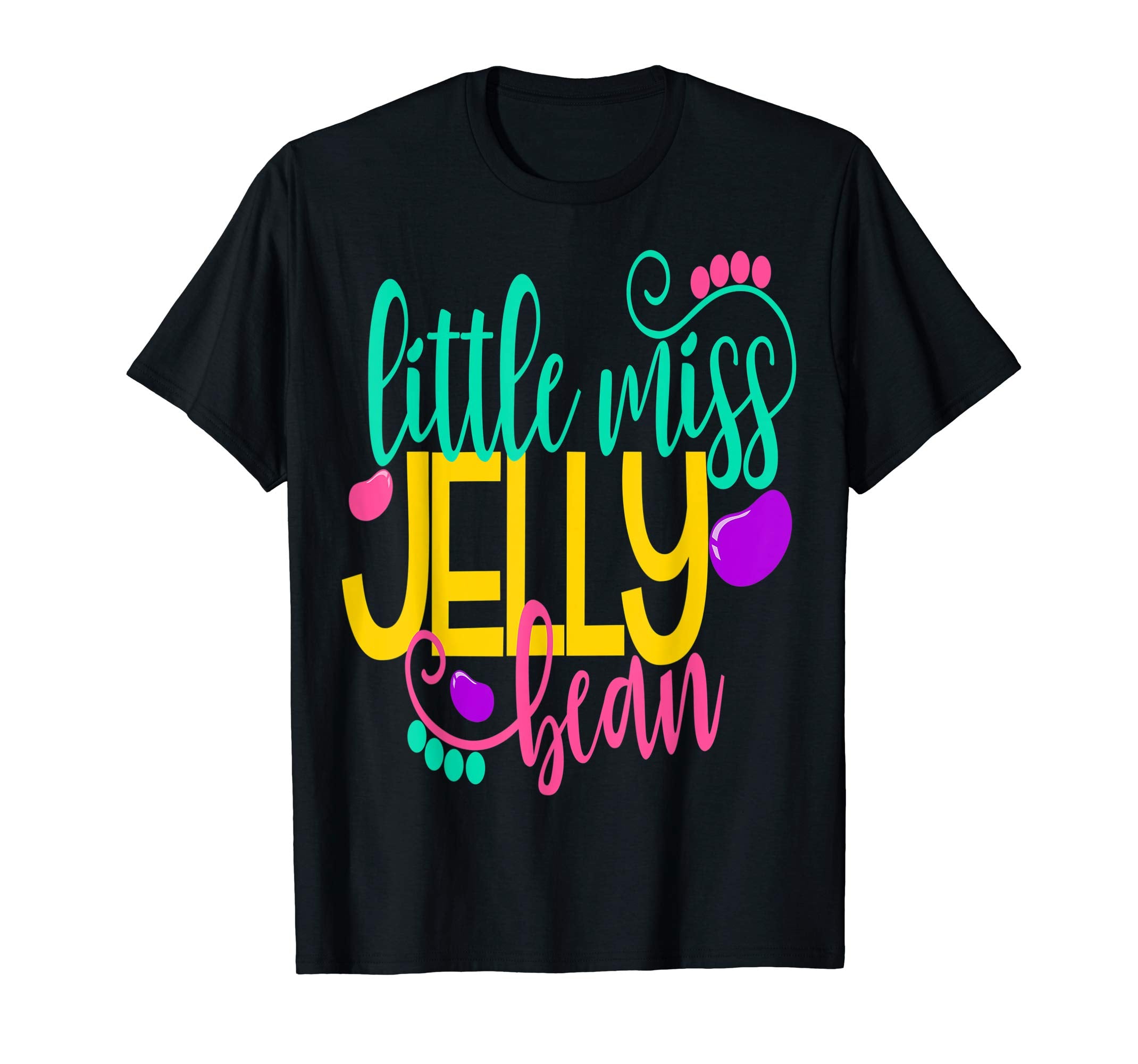 Girls Easter Shirt Kids LittleMiss Jelly Bean Daughter Cute