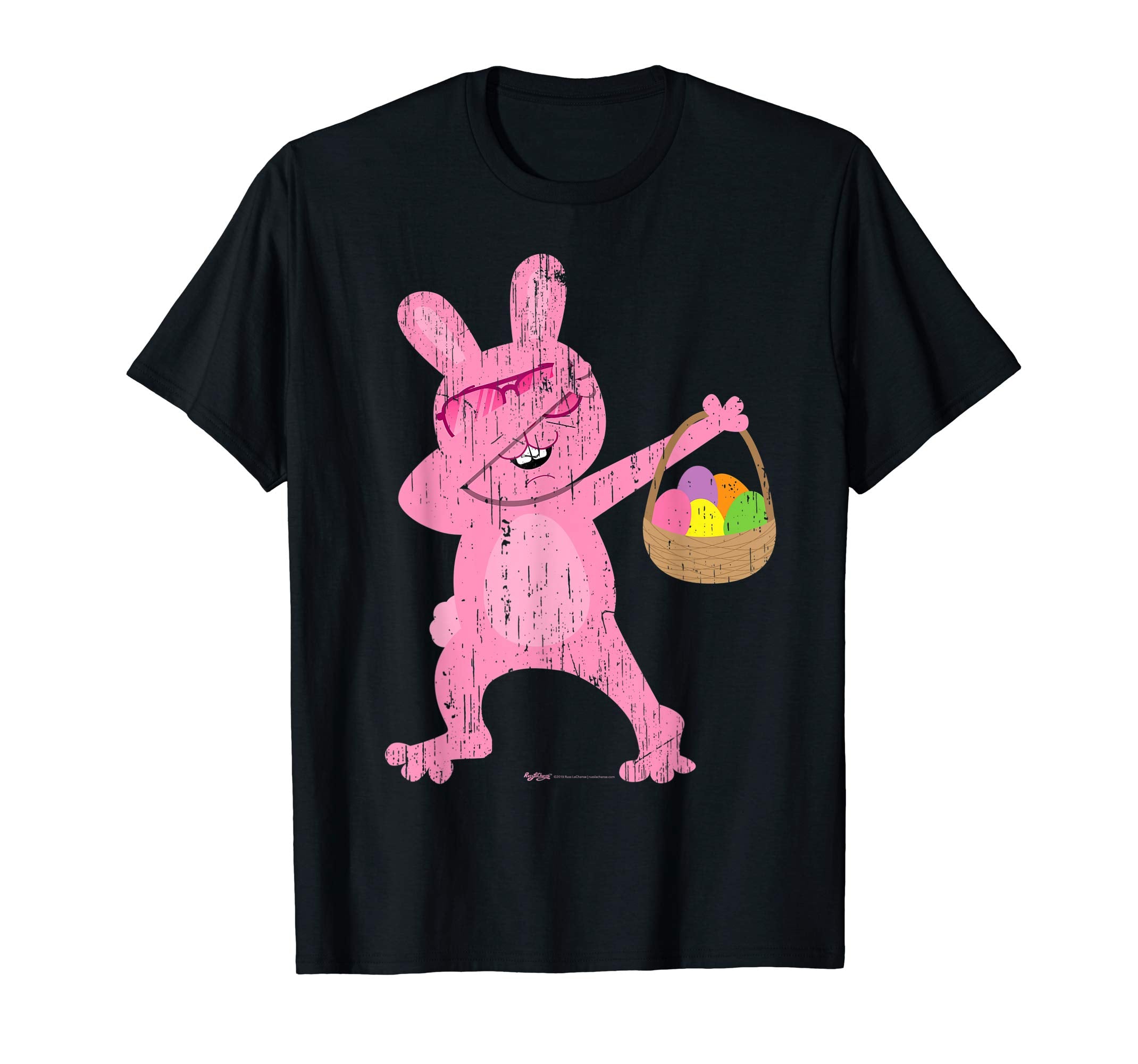 Vintage Easter Bunny Dab Dance T Shirt