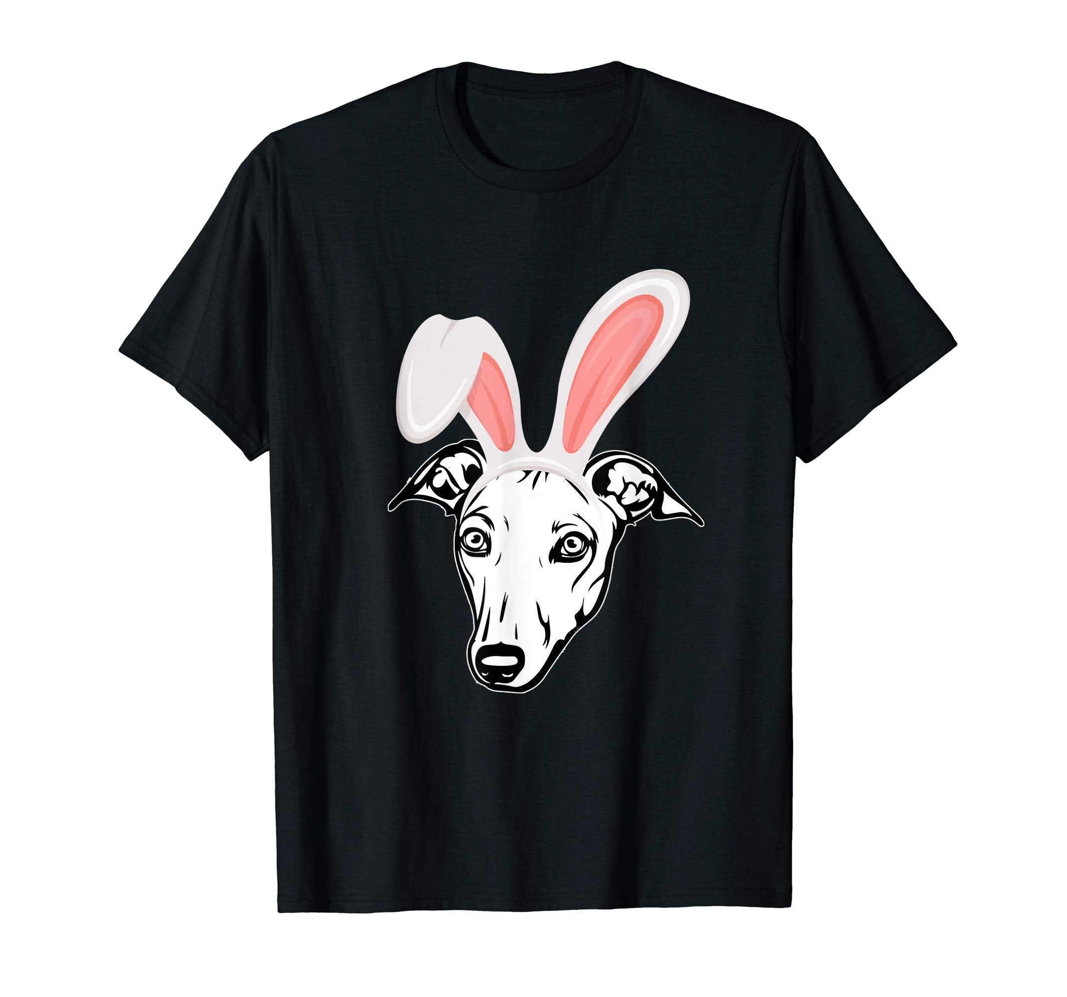 Greyhound Dressed As Easter Bunny With Rabbit Ears T-Shirt