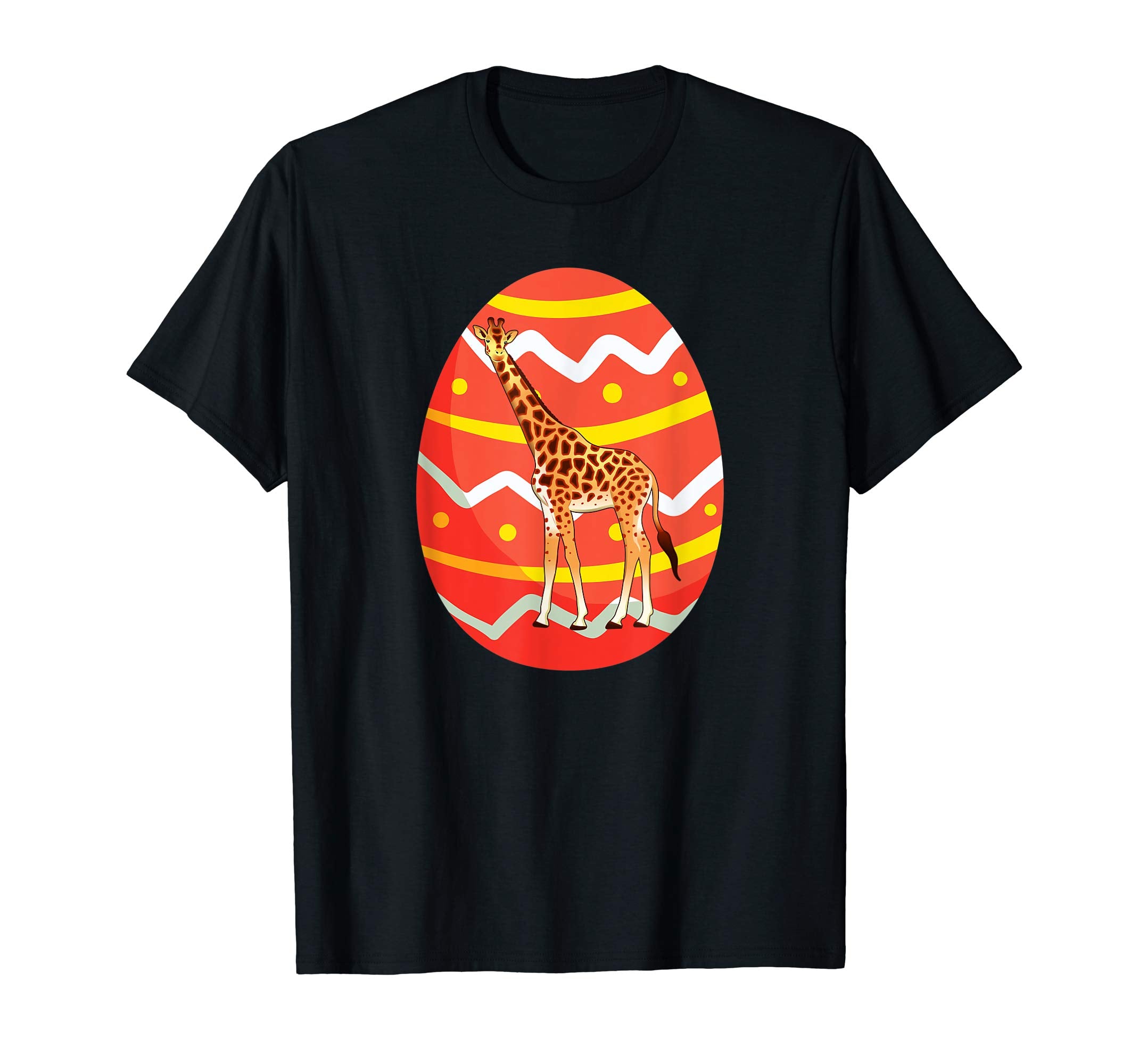 Giraffe Easter Egg Funny T-Shirt Gifts for Kids Boys Girls