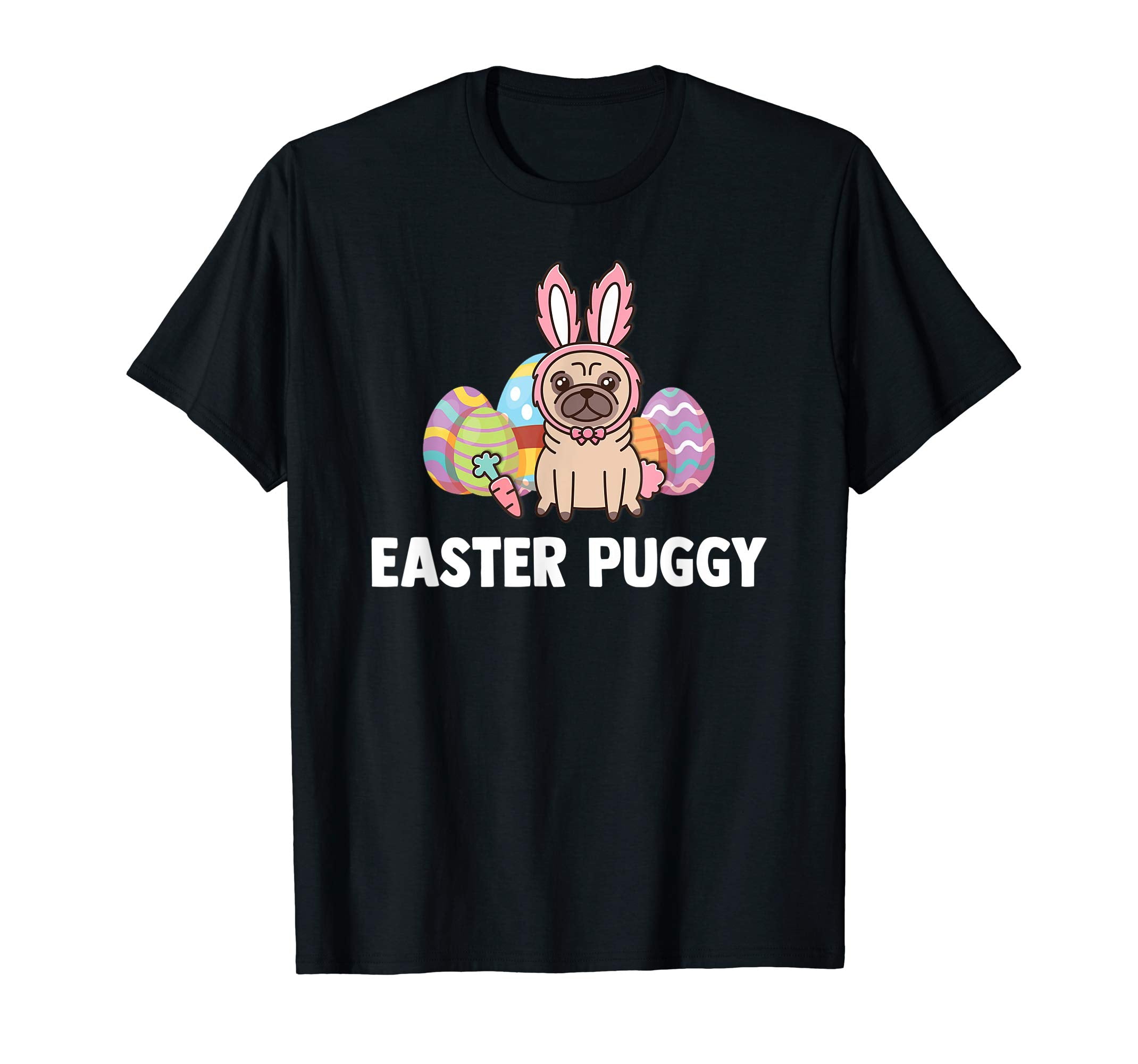 Easter Puggy Cute Dog Pug Funny Easter T Shirt Men Women Kid
