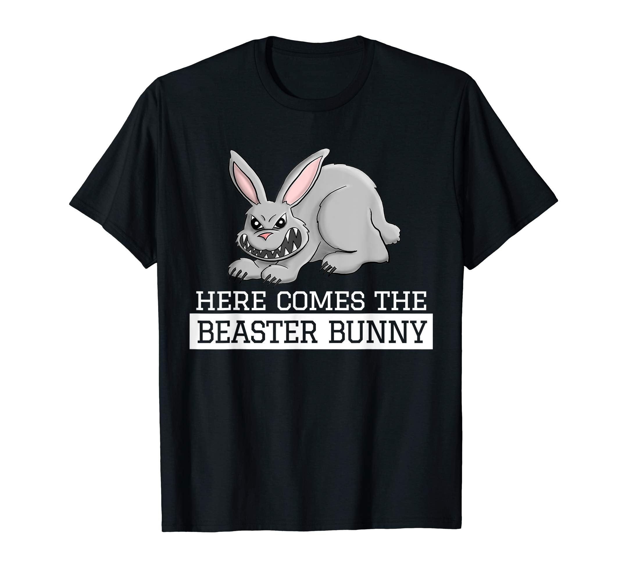 Fun Angry Easter Beaster Bunny T-shirt Gift for Men Women
