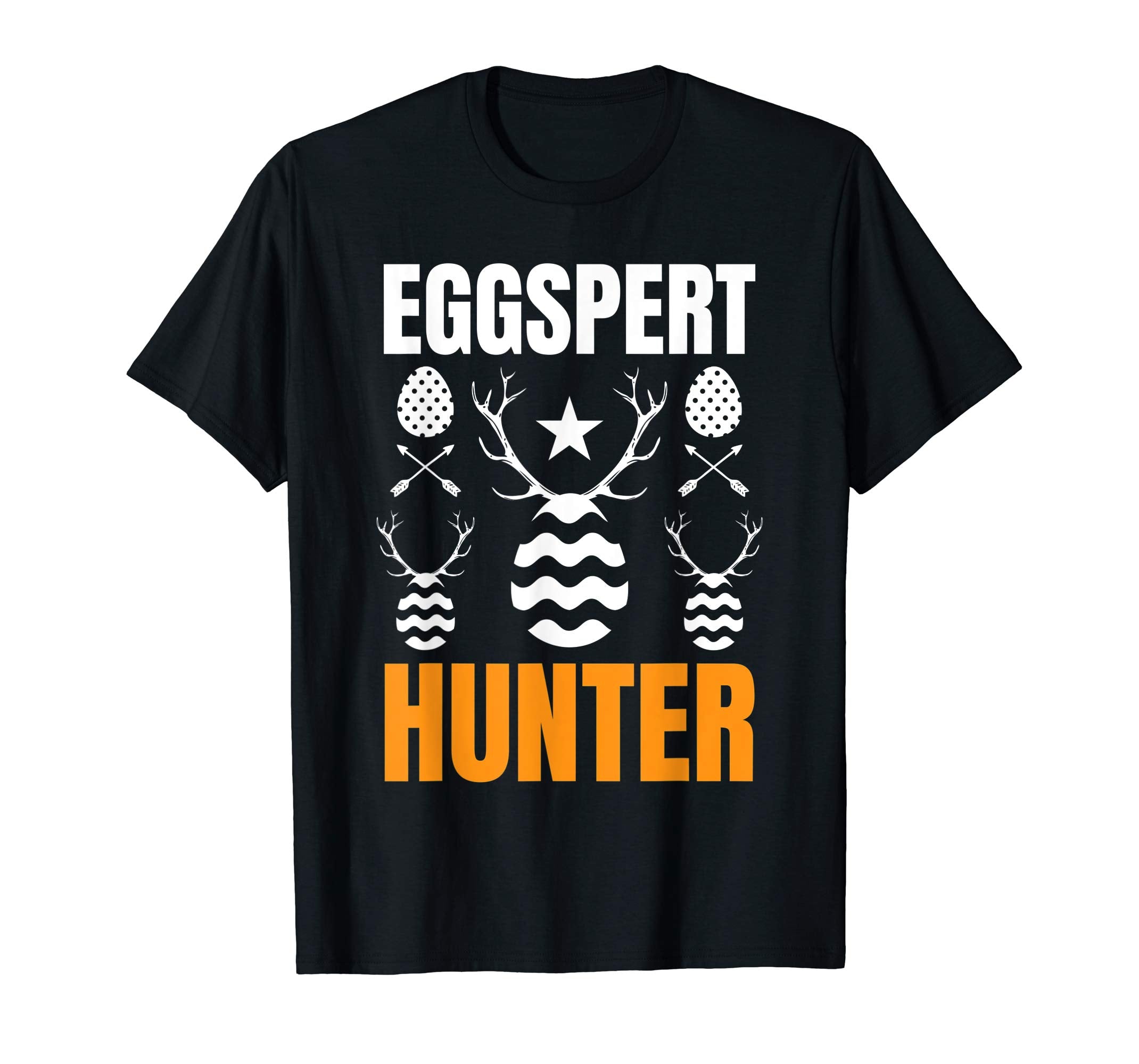 Funny Eggspert Hunter T-Shirt Easter Eggs Gift Tee