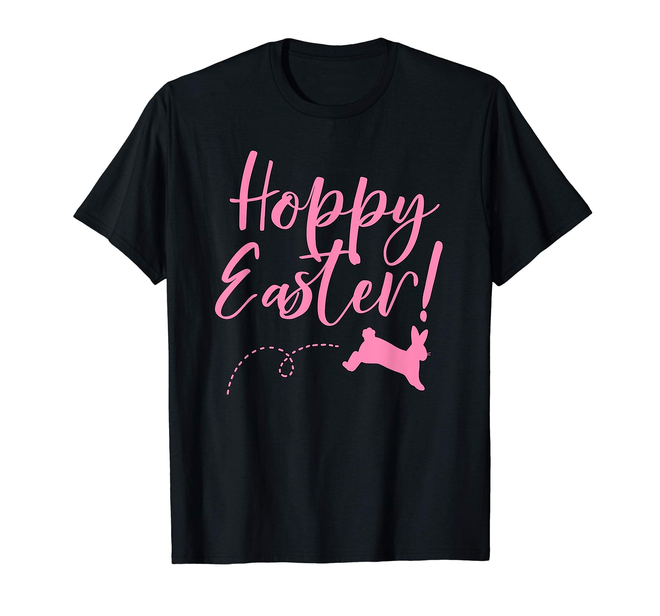 Hoppy Easter T-shirt with Hopping Bunny Rabbit